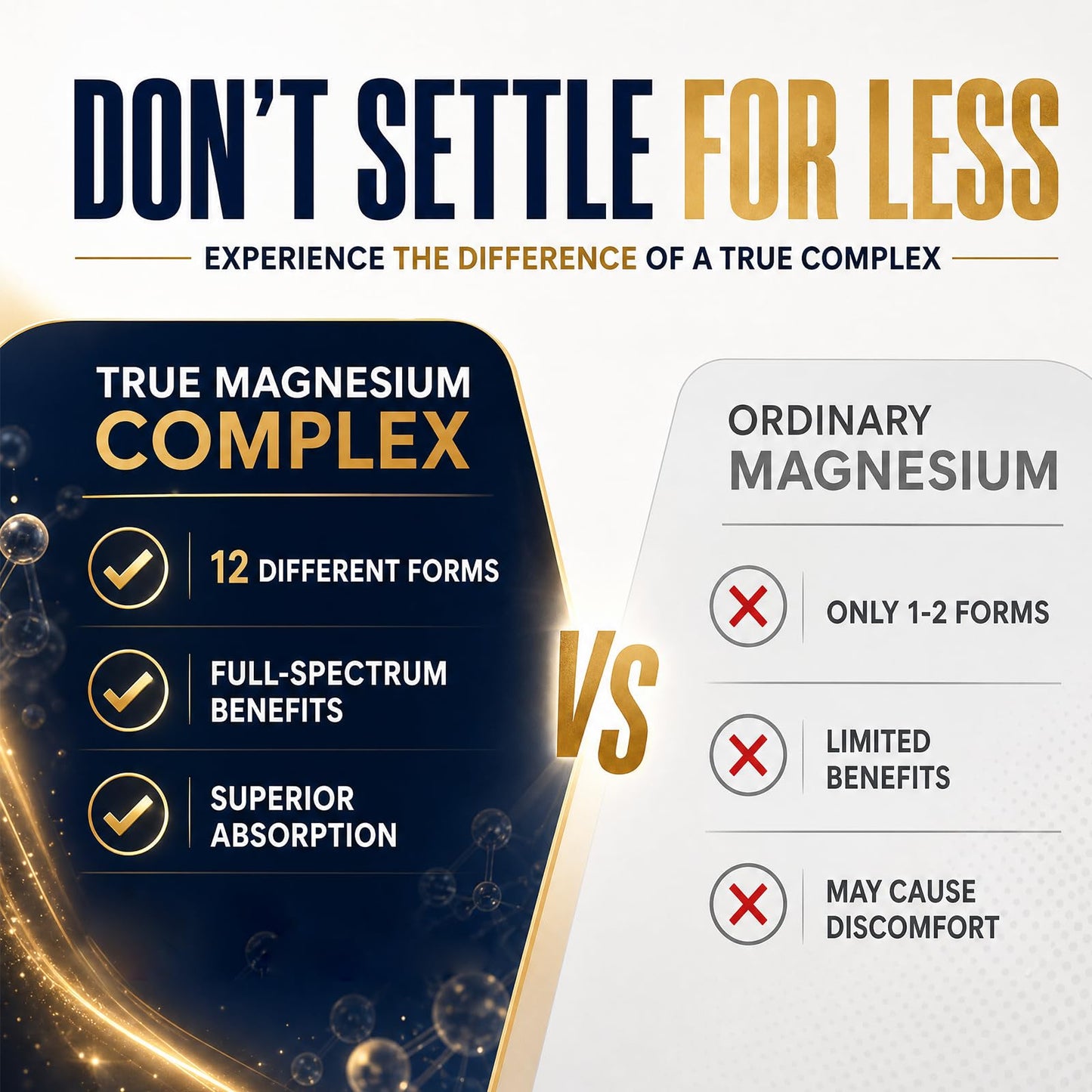 Vccvaa Magnesium Complex Powder Supplement with Glycinate, Citrate, Malate, Magnesium Complex with L-threonate for Muscle, Heart & Brain, Vegan (30 Servings) Lemon Raspberry