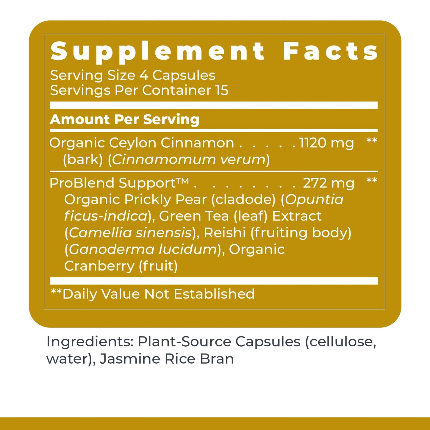 Premier Research Labs PancreVen Pancreas Support Pancreas Supplement Cinnamon Supplements with Organic Ceylon Cinnamon & Prickly Pear to Aid Pancreas Health Capsules 60