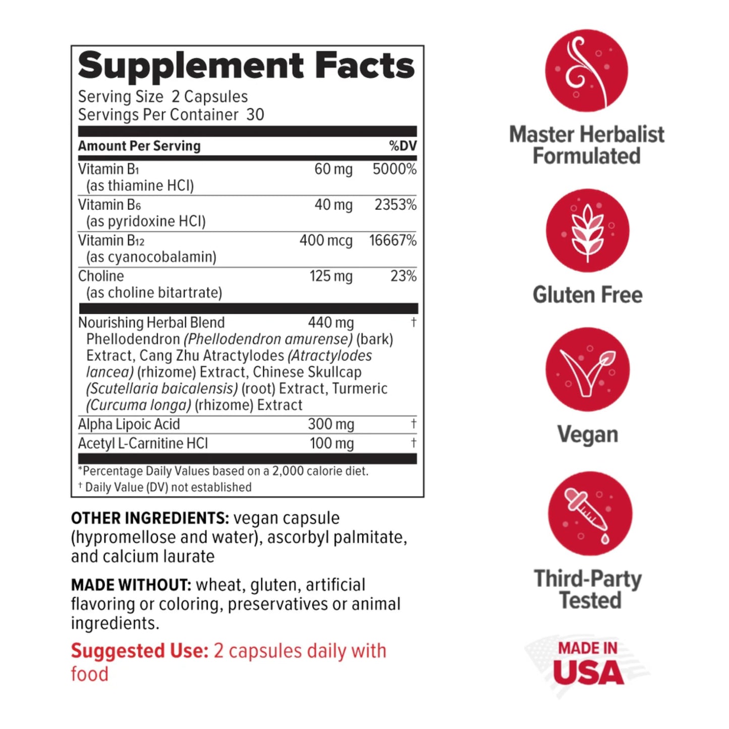 Redd Remedies Gouch! & Nerve Shield, 120 Capsules