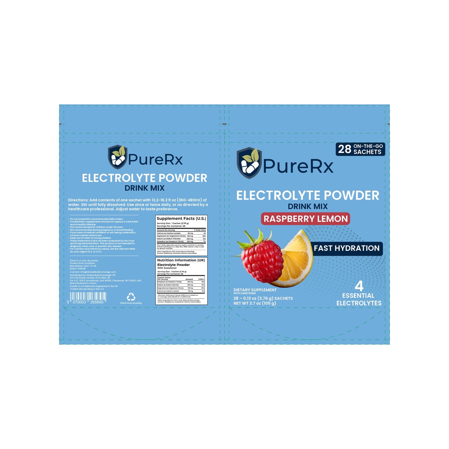 PureRx Electrolyte Powder 0.13 oz
