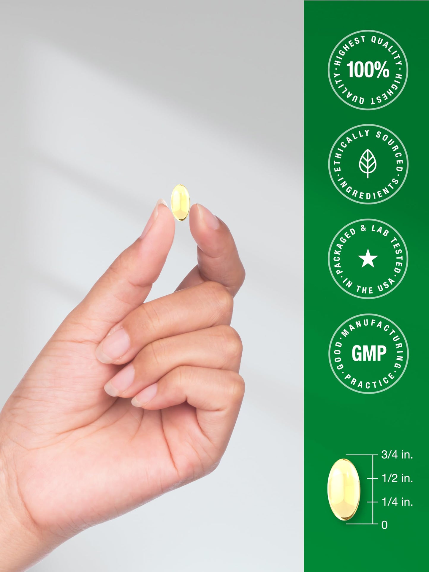Horbäach Odorless Garlic Softgel Supplement, 200 Softgels
