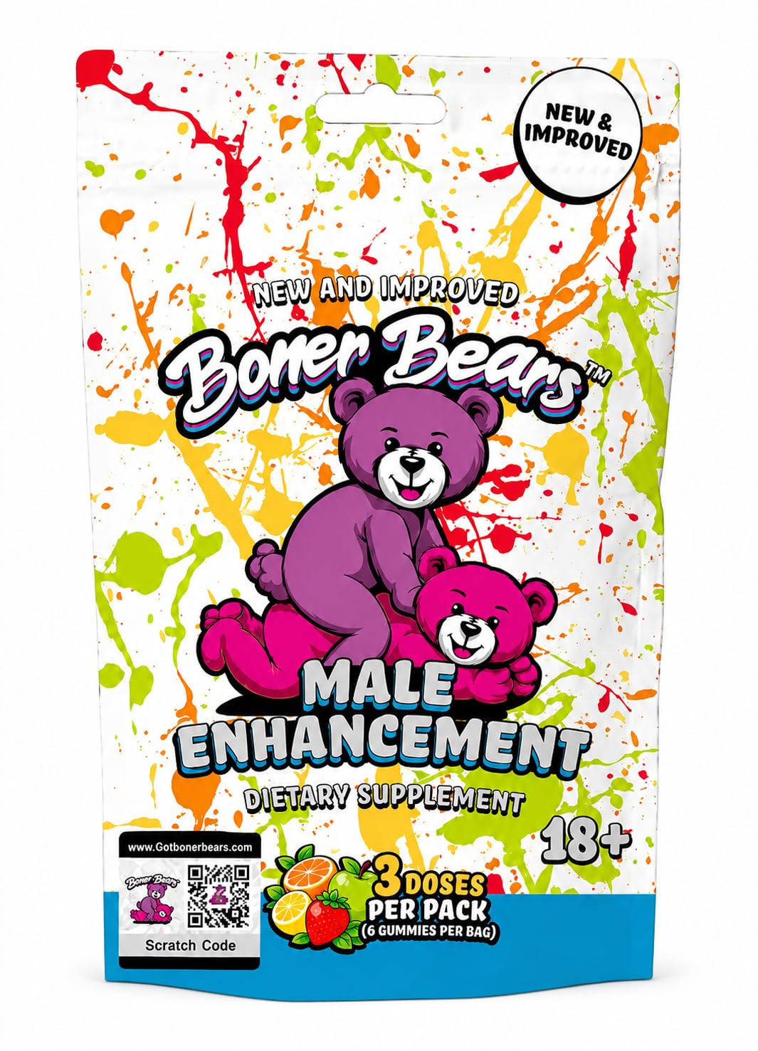 Boner Bears Elite Test Gummies for Men - 30 Gummies