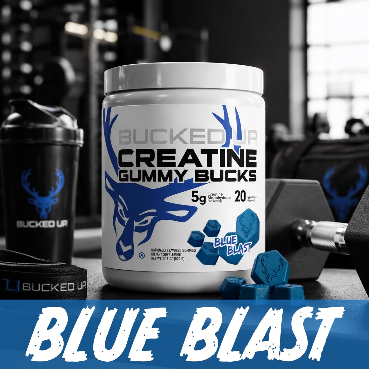Bucked Up Creatine Gummy 100 Gummies