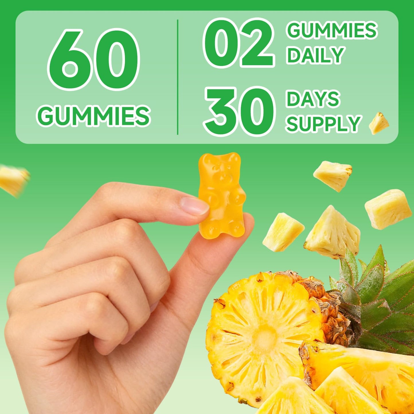 YXSW L-Methylfolate Gummies 15mg, 120 Count