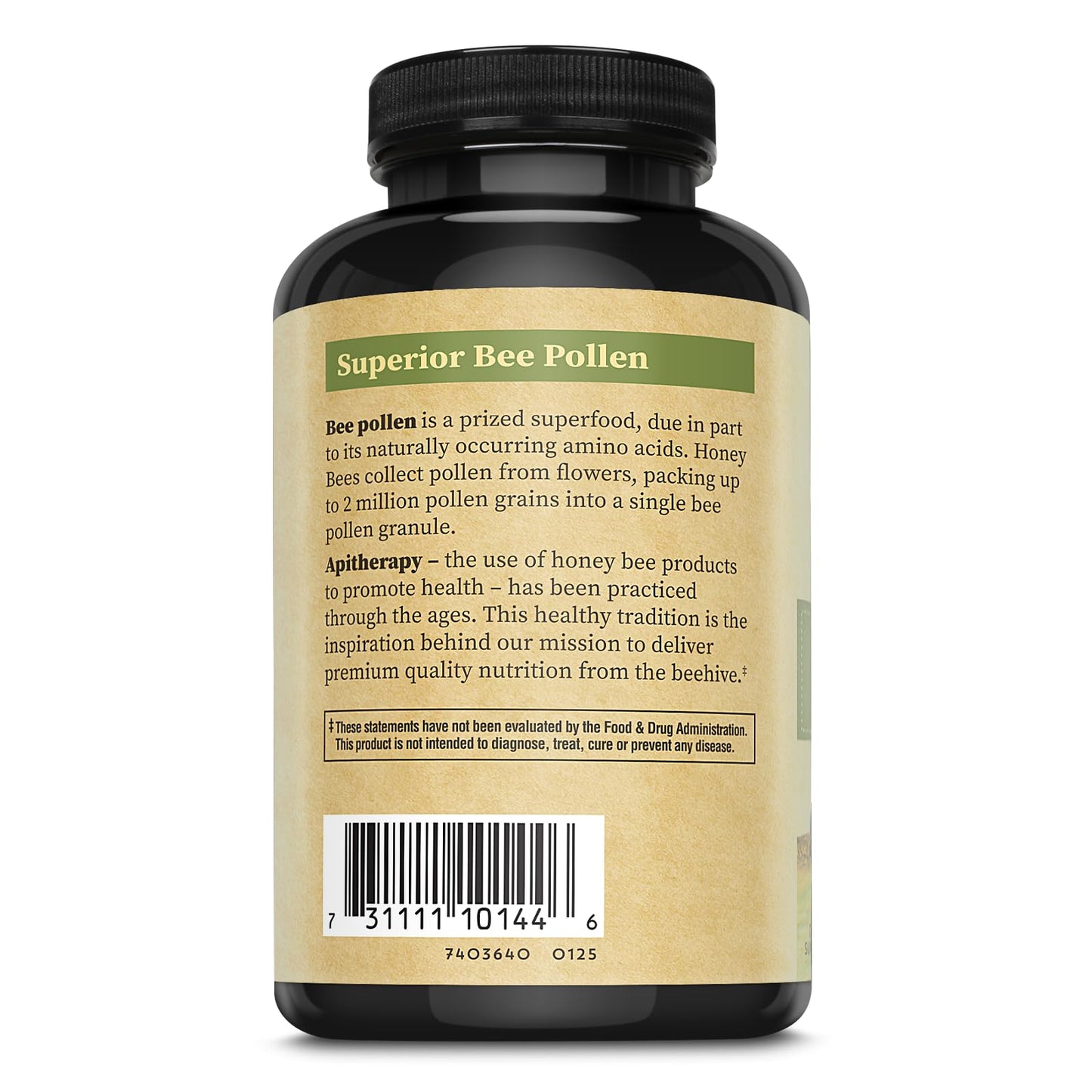 ZAND Honey Gardens Bee Pollen 150 Capsules