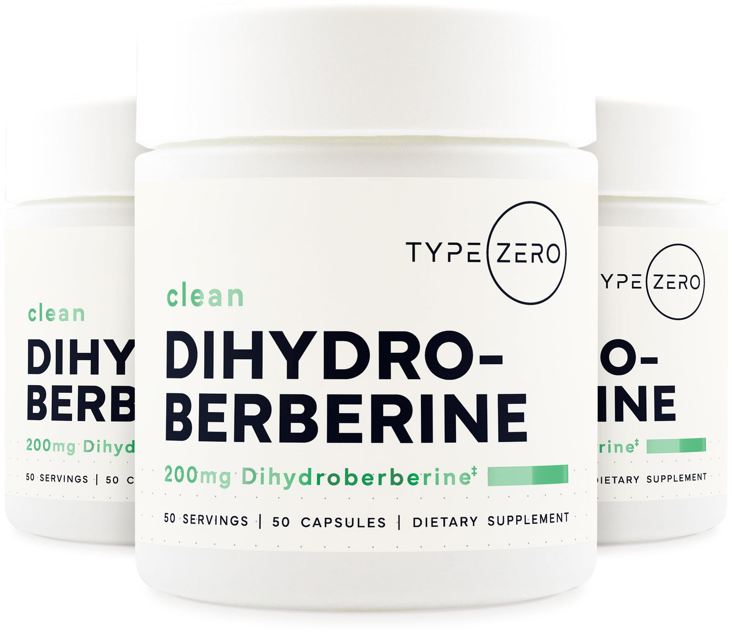 Type Zero Clean Dihydroberberine 200mg Capsules, 50 Count