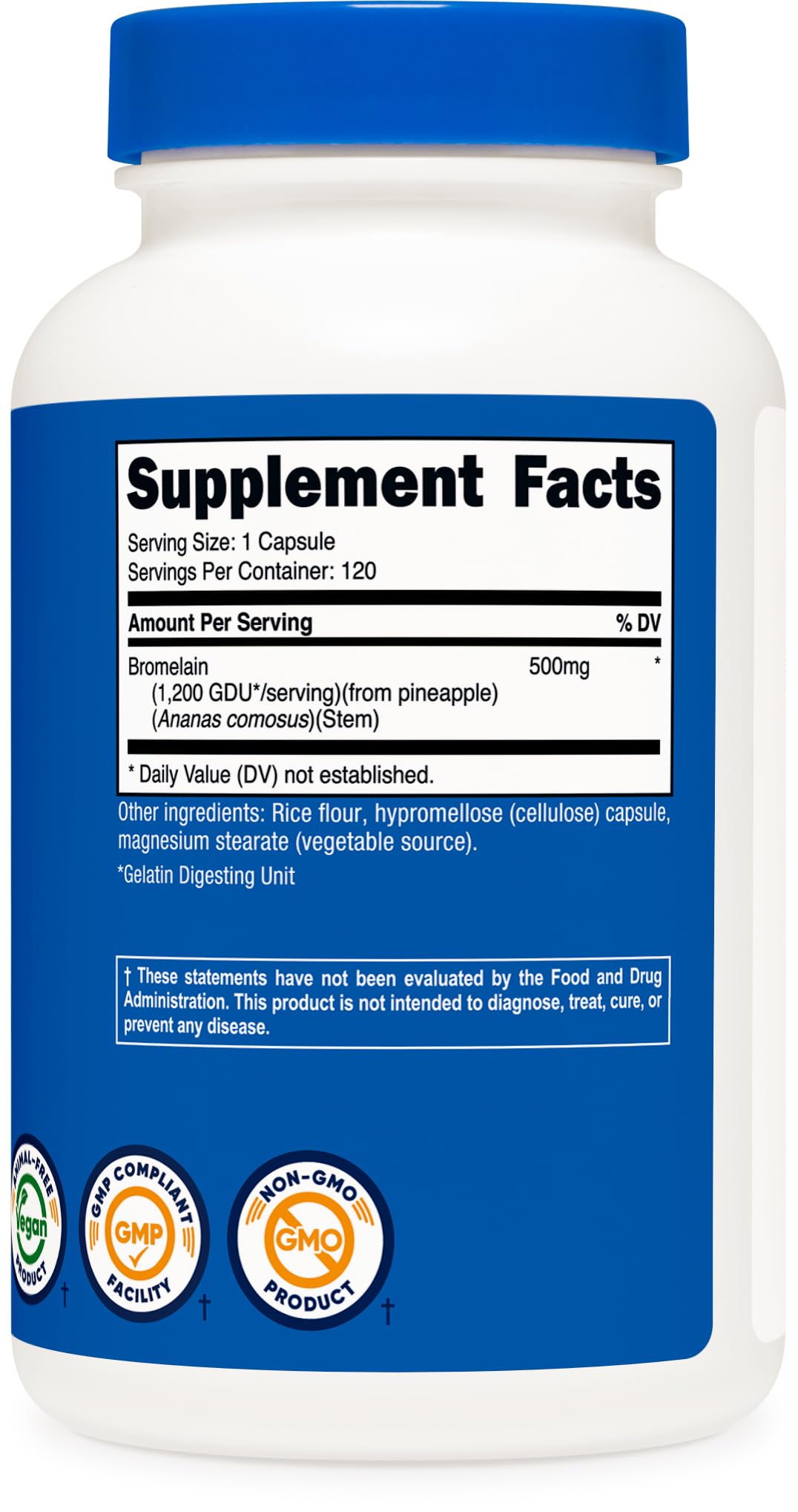 Nutricost Bromelain 500mg Capsules 240 Capsules