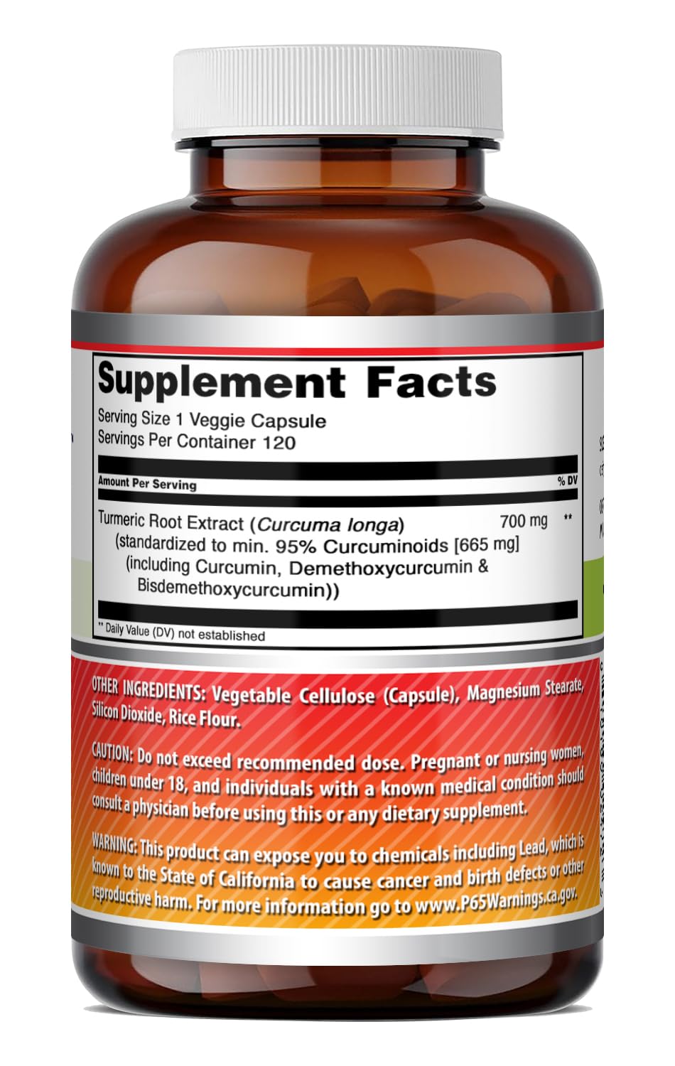 Amazing Nutrition Curcumin Capsule, 120 Count