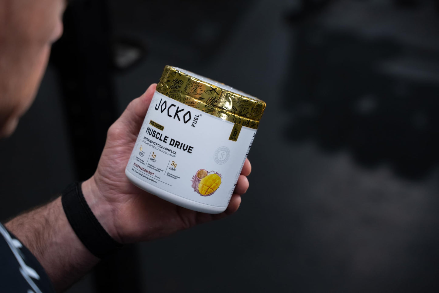 Jocko Fuel Muscle Drive Pro Series Mango Passionfruit Powder, 11.11 Servings