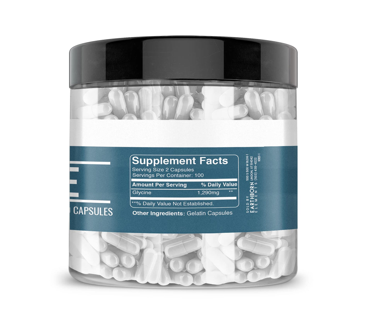 Earthborn Elements Glycine Capsules, 200