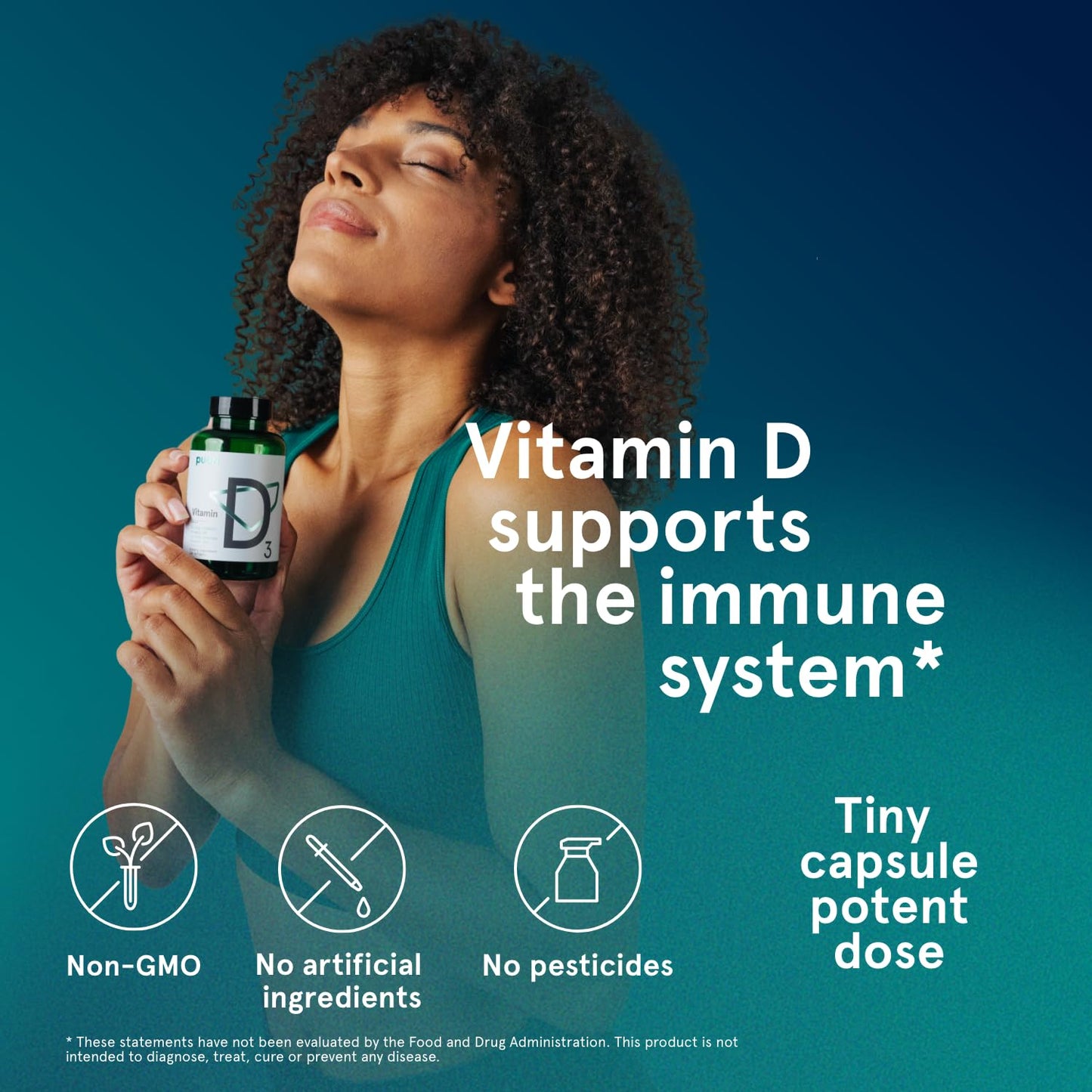 Puori Vitamin D3 Softgels 120 Count