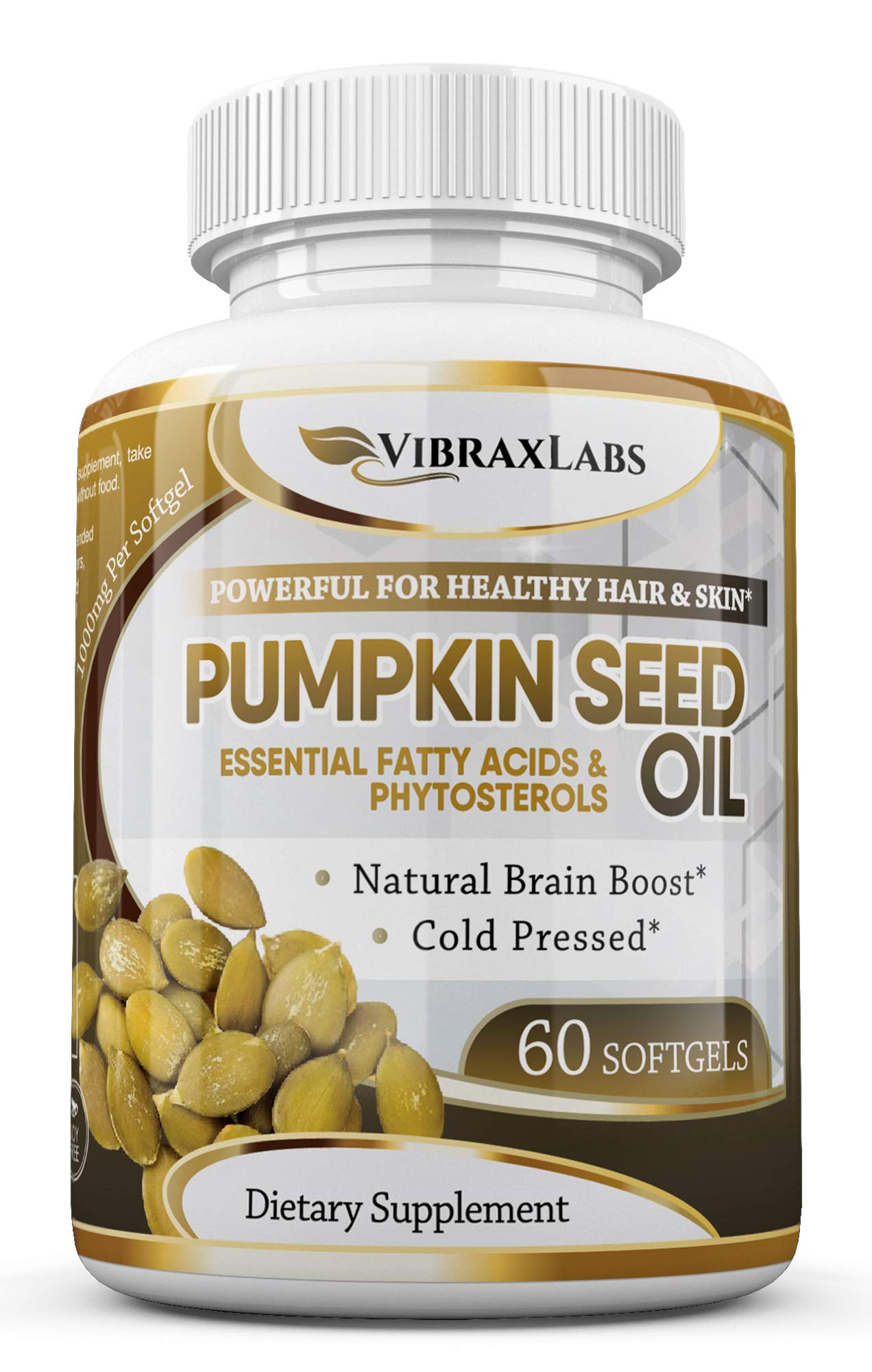 Vibraxlabs Pumpkin Seed Oil Softgels 60