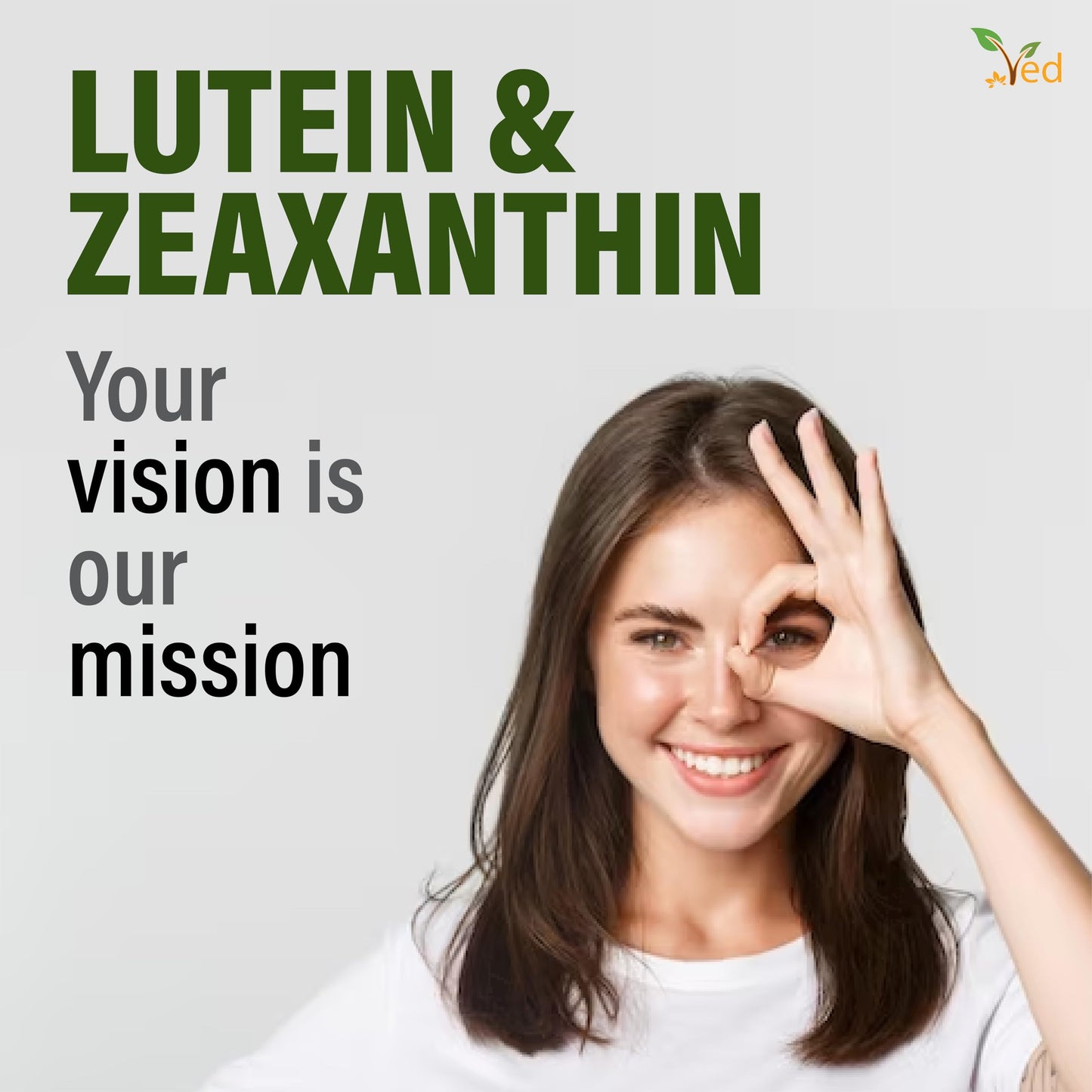 Ved Lutein 40mg with Zeaxanthin 2mg Micro-Encapsulated Marigold Extract Capsule 90 Count