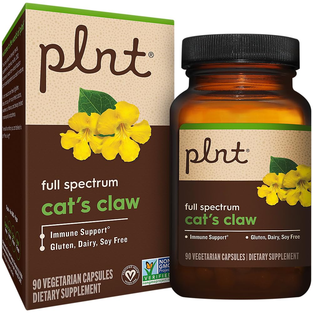plnt Cat's Claw Full Spectrum for Immune Support 90 Capsules