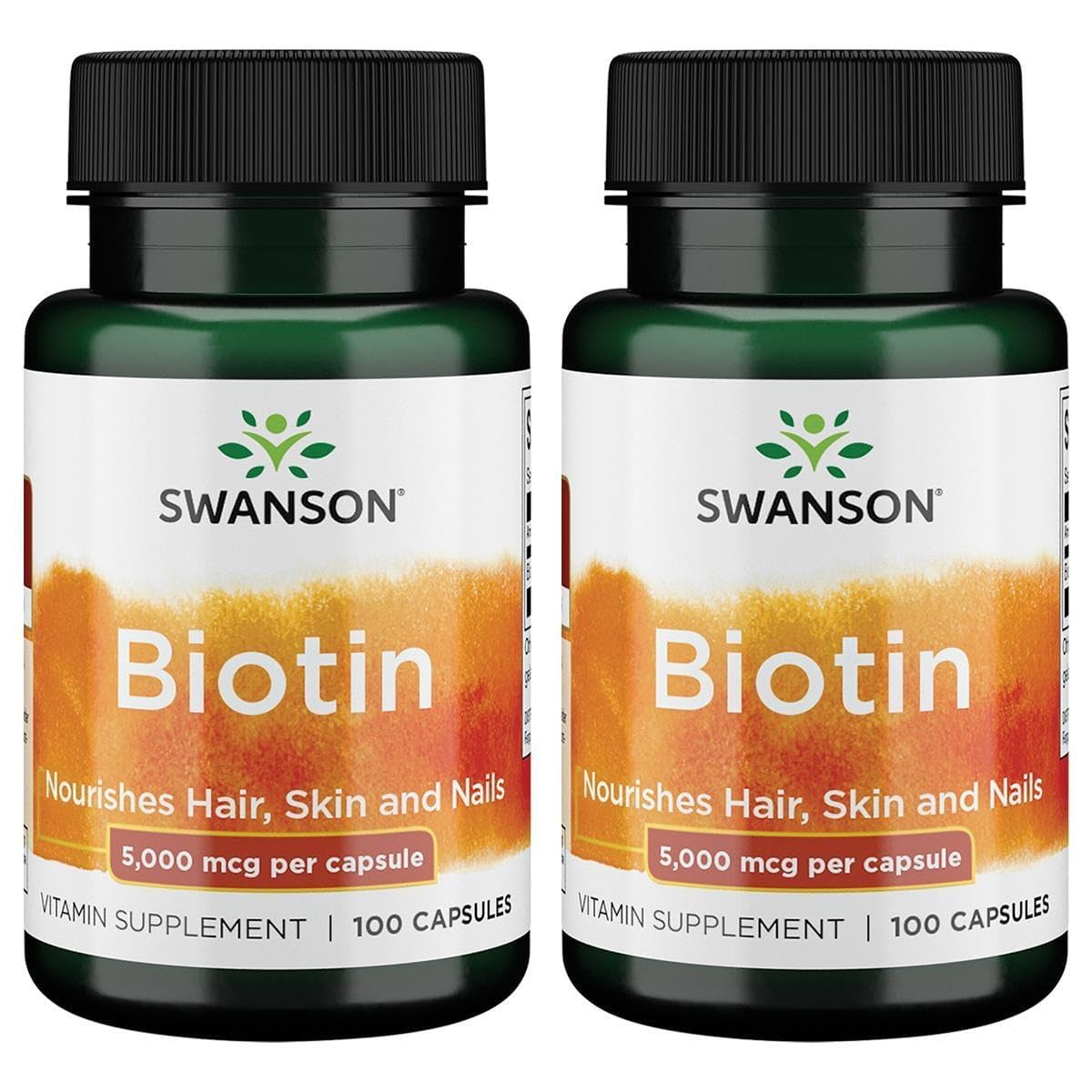 Swanson Biotin 5,000 mcg Capsules 200 Count