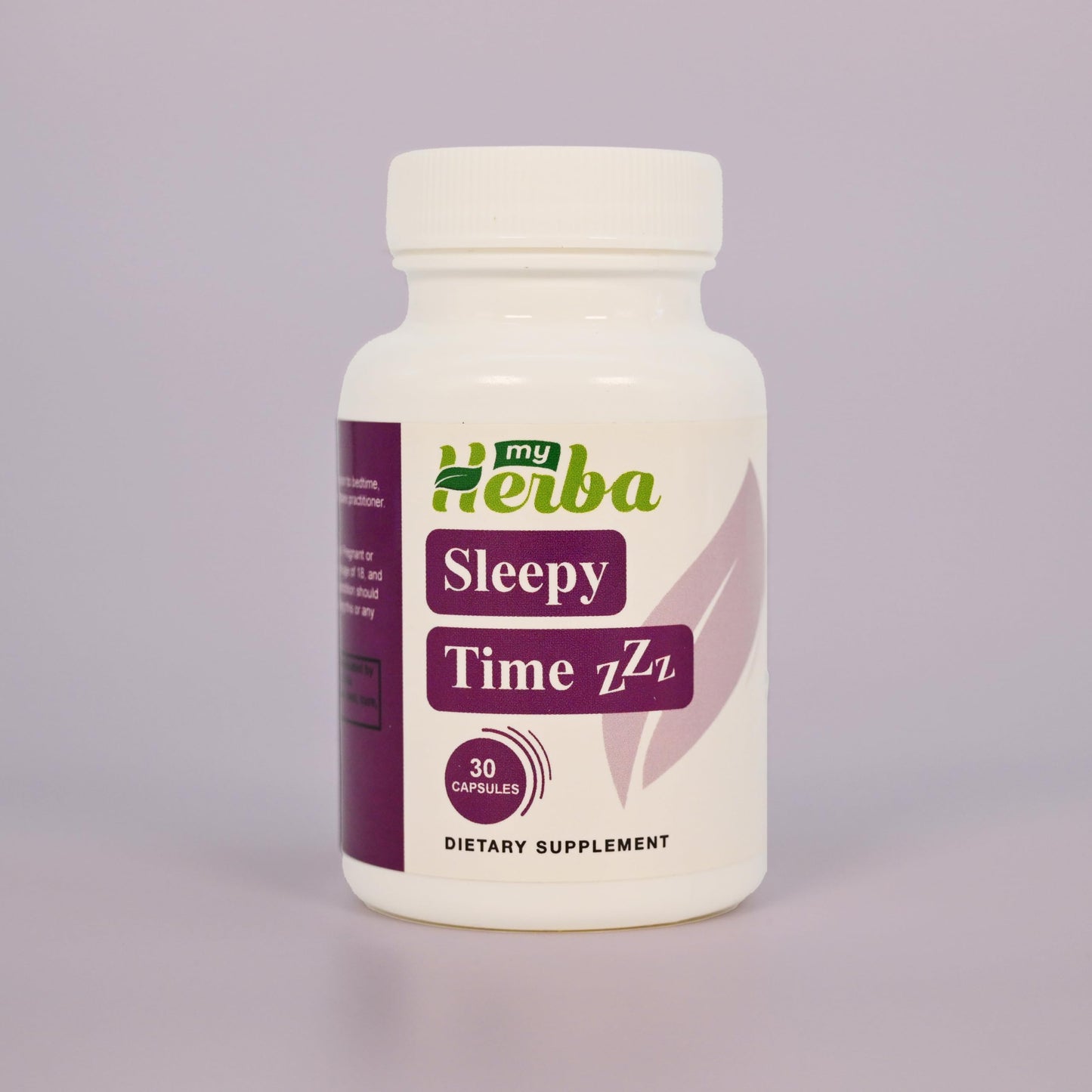 MyHerba Non-Habit Forming Melatonin & Magnesium Sleep Aid Capsule, 30 Capsules