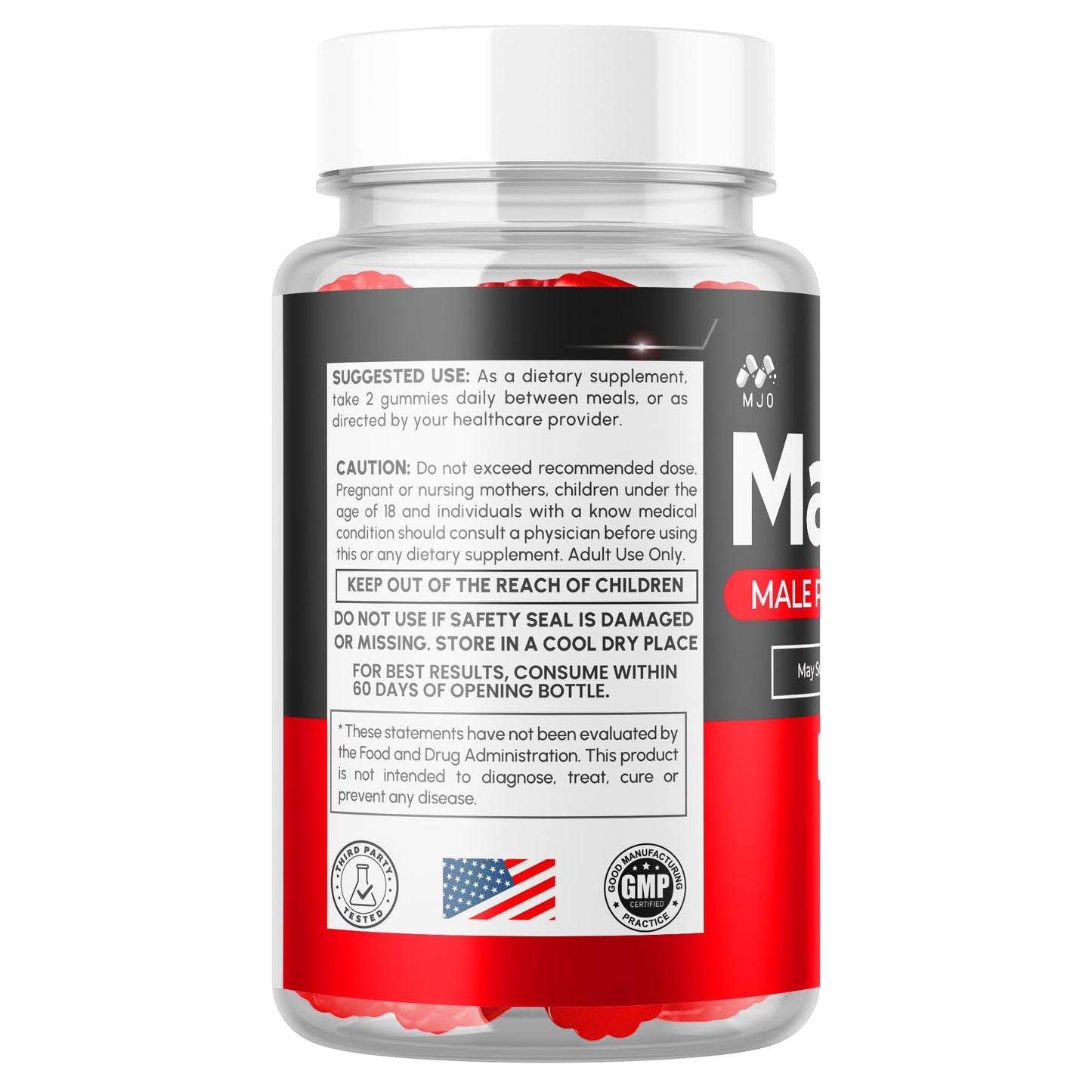 MJO Max Force Gummies Capsule 120 Capsules