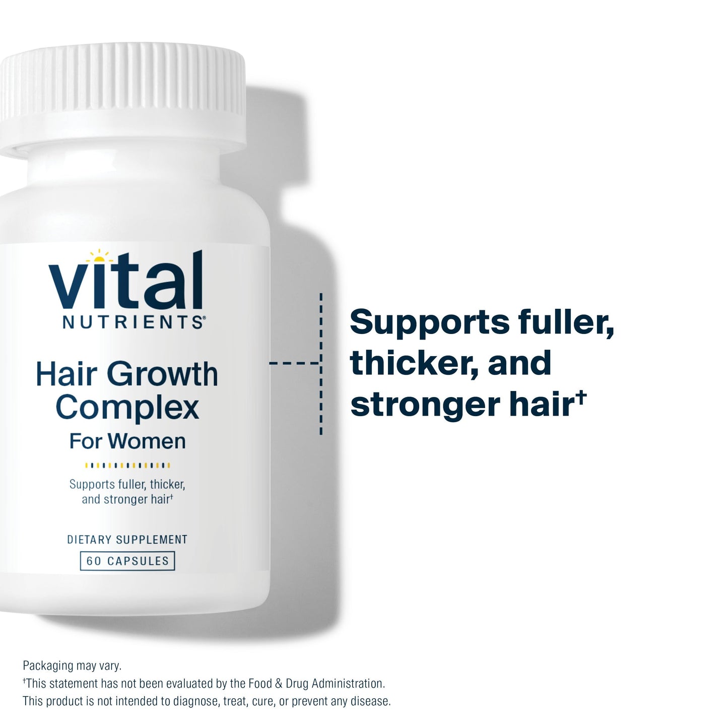 Vital Nutrients Hair Growth Vitamins Complex for Women Tablet, 60 Tablets