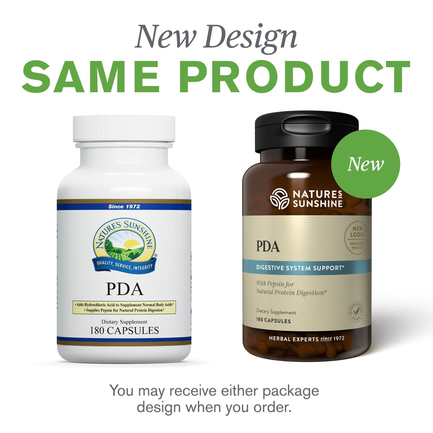 Nature's Sunshine PDA Combination, 180 Capsules