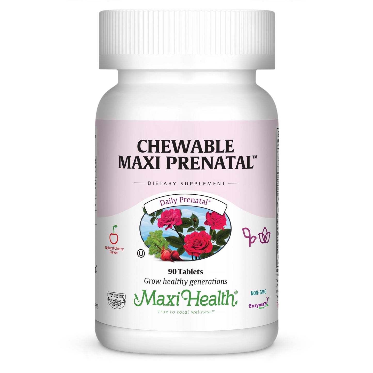 Maxi Health Prenatal Vitamins for Women With Iron Tablets, 90 Count
