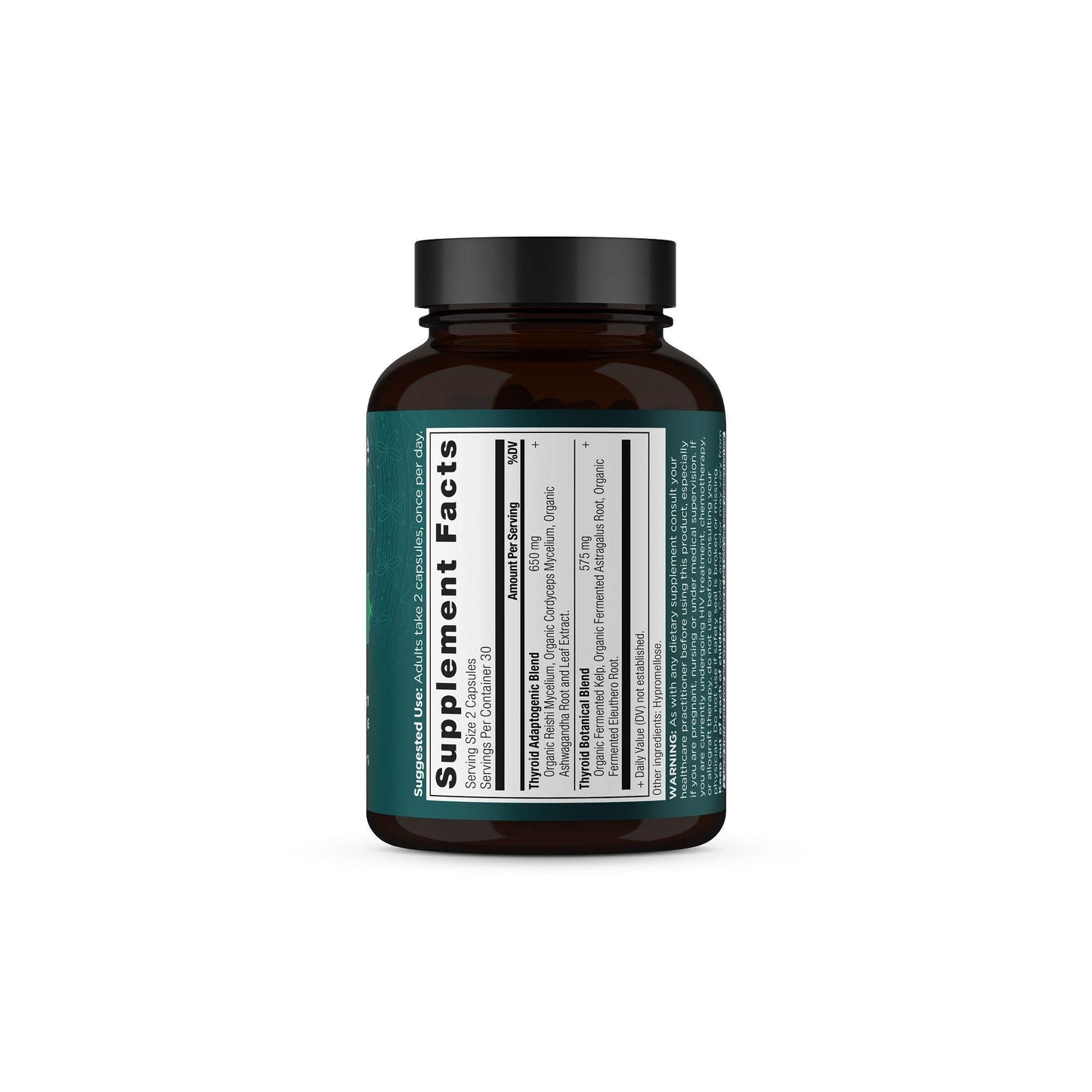 Ancient Nutrition Thyroid Support Supplement with Ashwaghanda Capsules, 60 Count