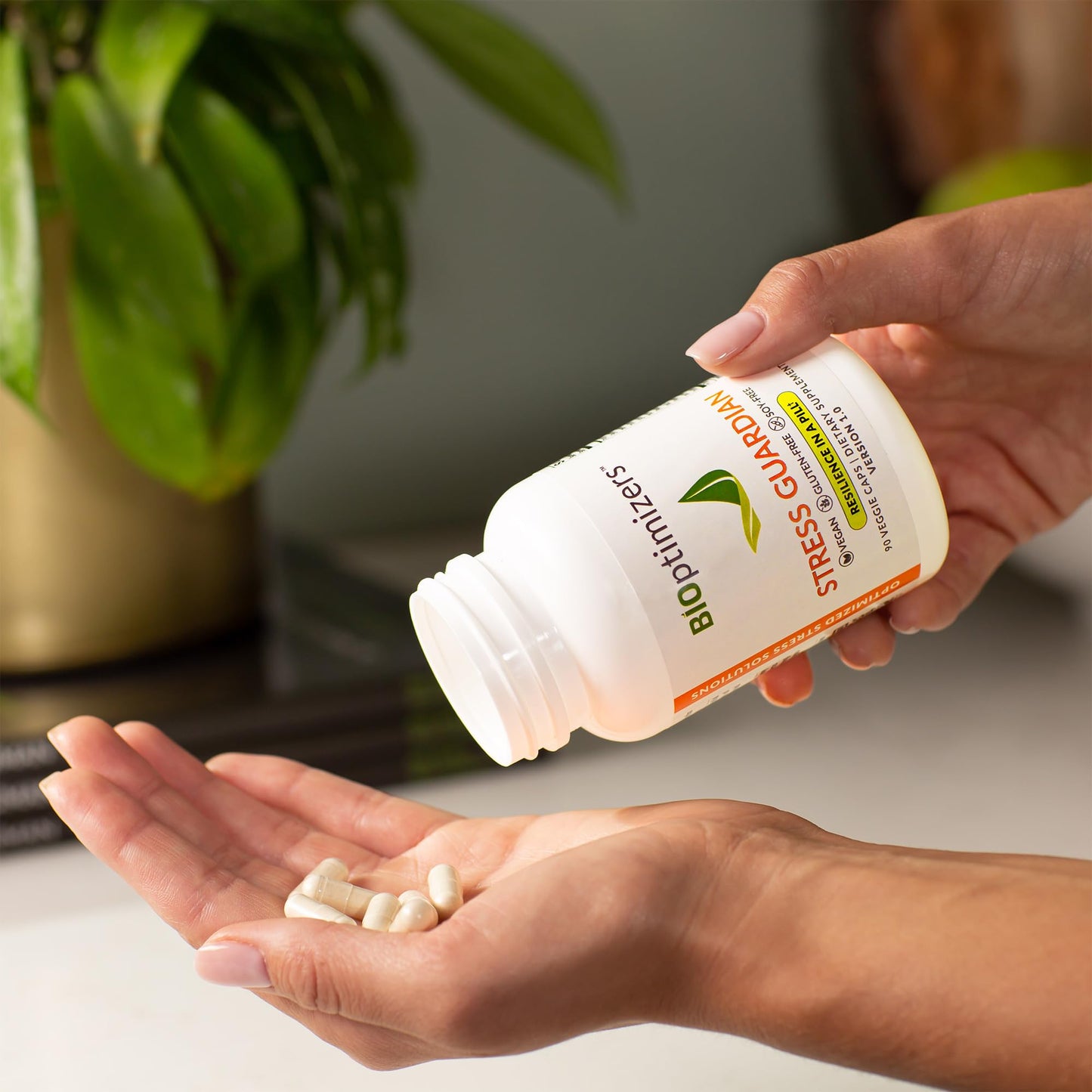 BIOptimizers Stress Guardian Stress Relief Capsule Rest Support, 90 Count
