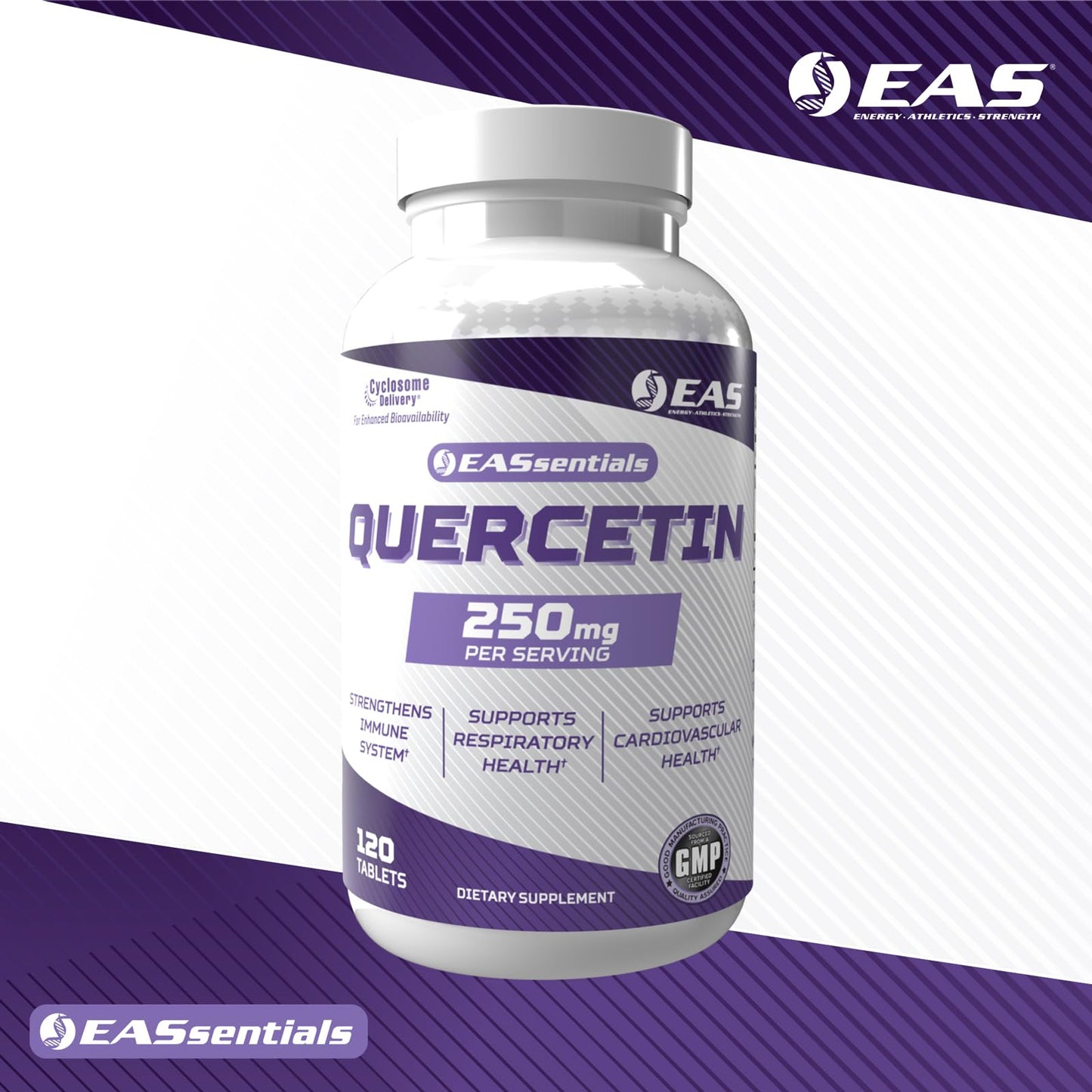 Experimental and Applied Sciences Quercetin 250mg Tablet, 120 Tablets