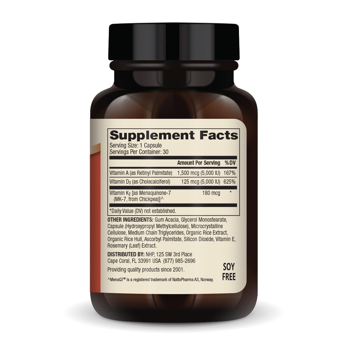 Dr. Mercola ADK Vitamins Capsules, 30 Capsules
