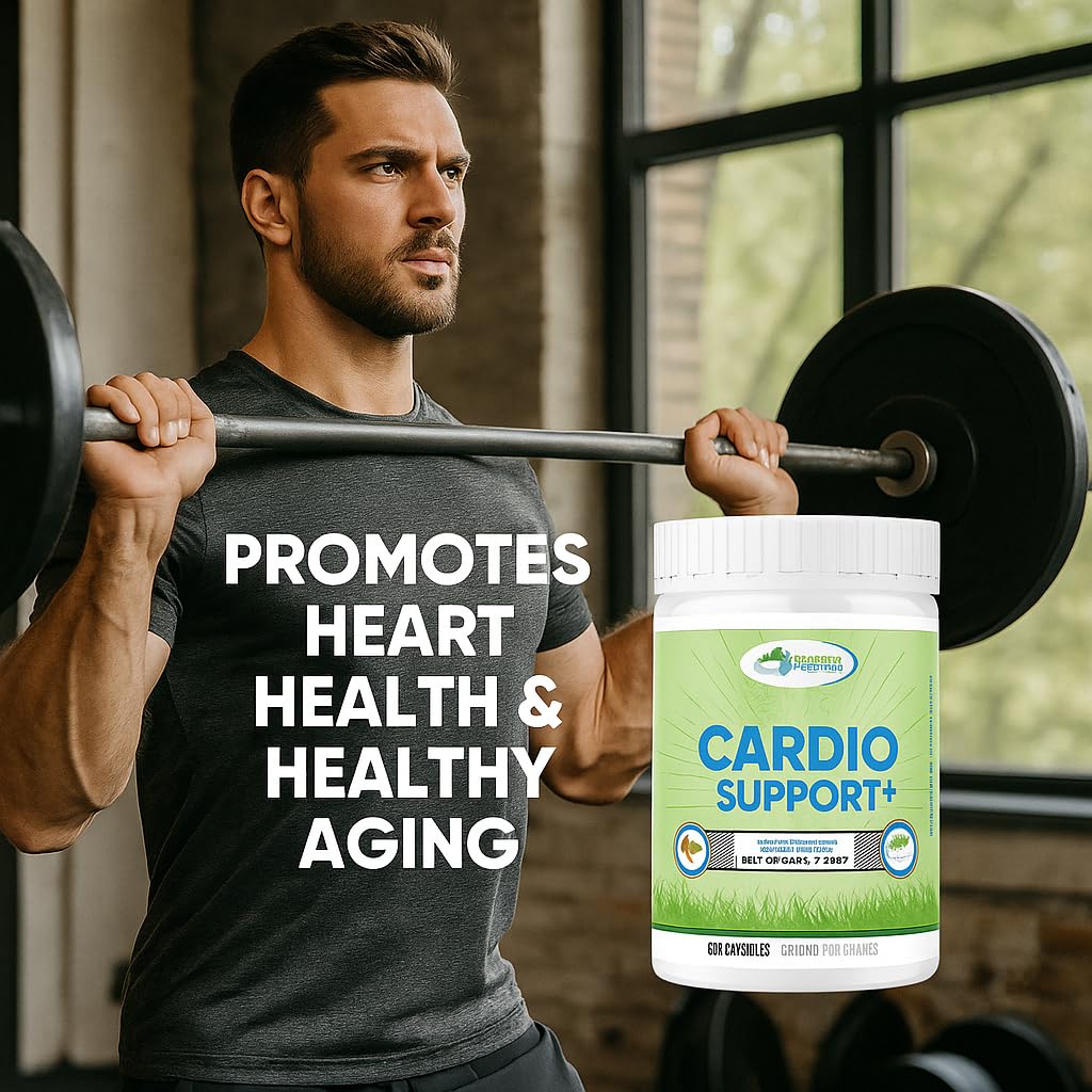 Grassland Nutrition Cardio Support Beef Organ Blend with CoQ10, B12, Iodine, 180 Capsules