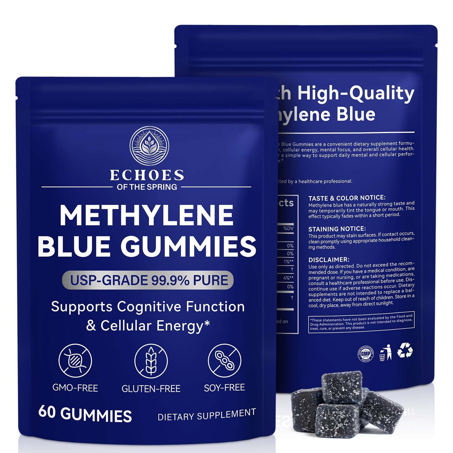 Echoes of the spring Methylene Blue Gummies Capsule 80 Count