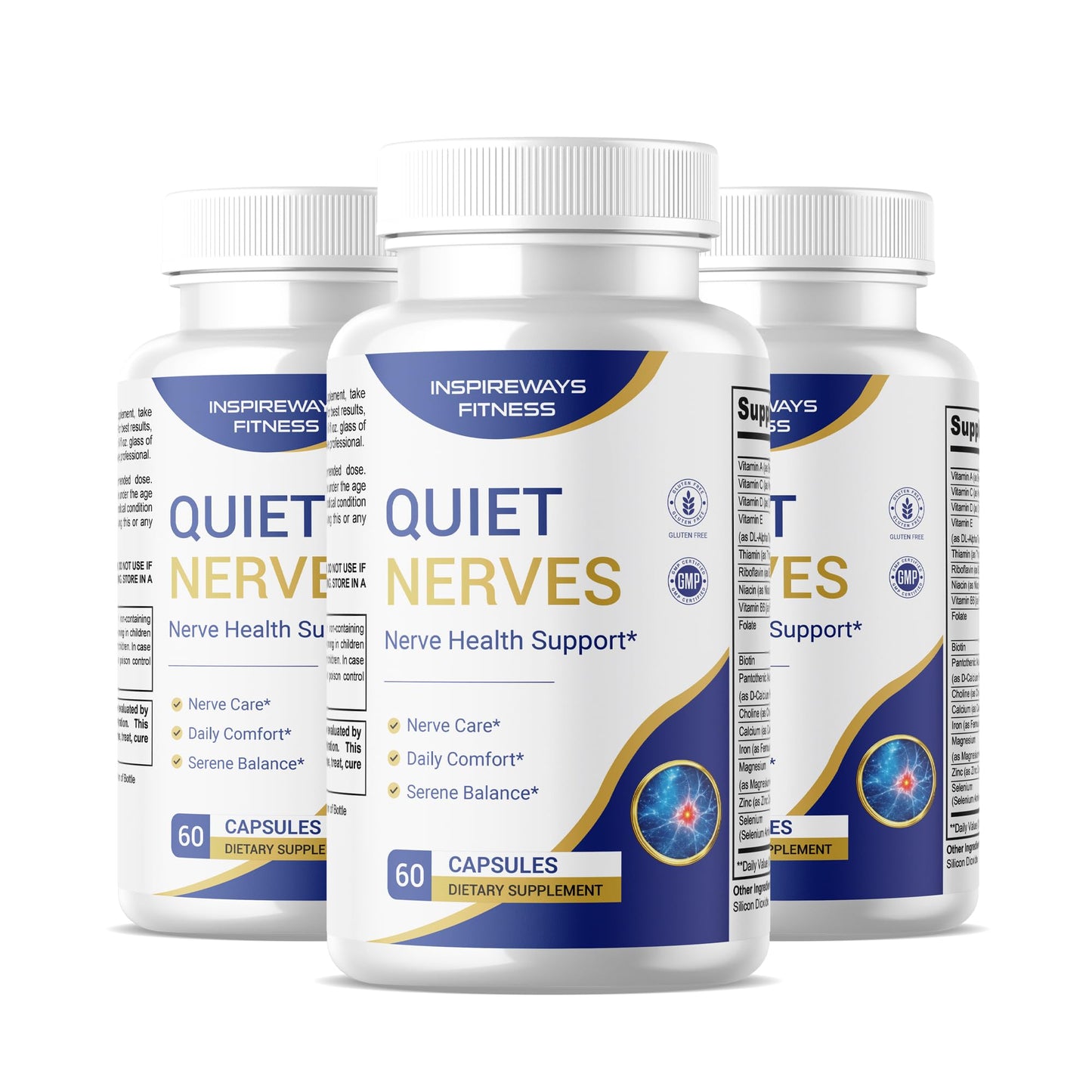 Fitness InspireWays Quiet Nerve Capsule 180 Capsules