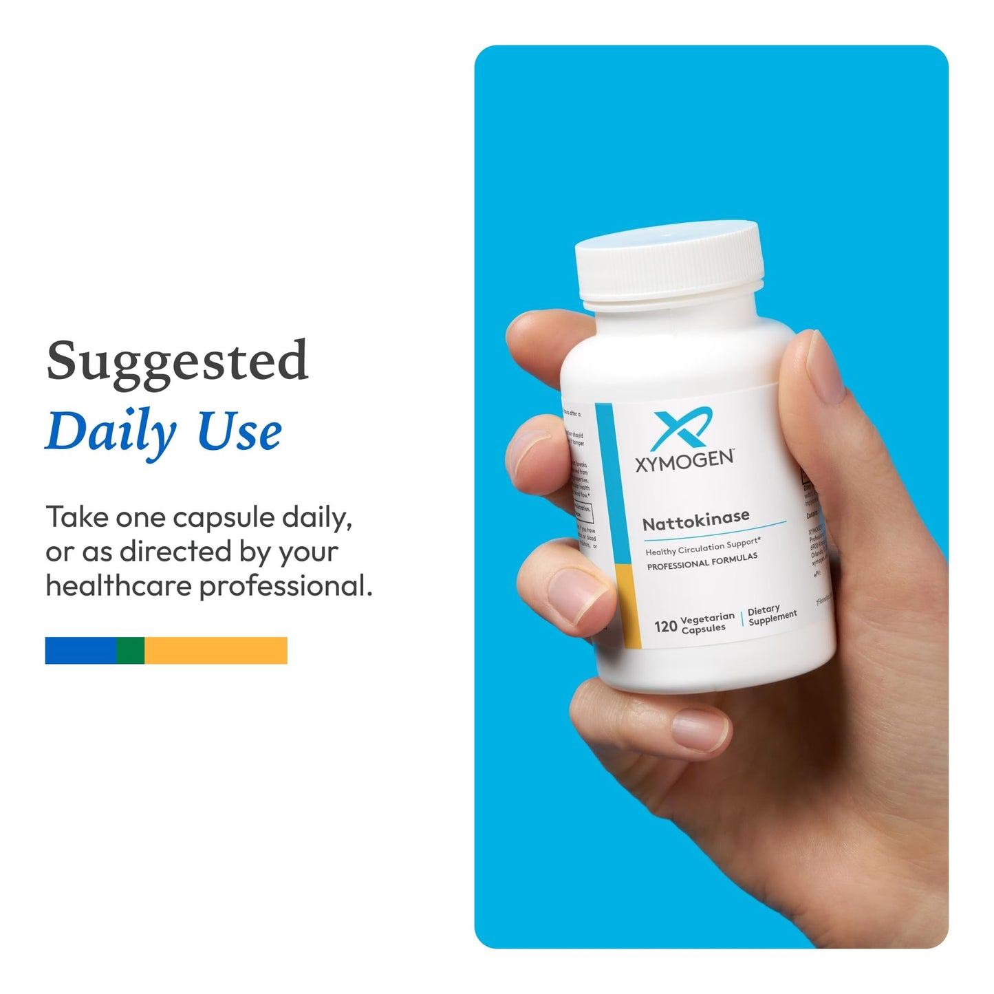 XYMOGEN Nattokinase Capsule 120 Count