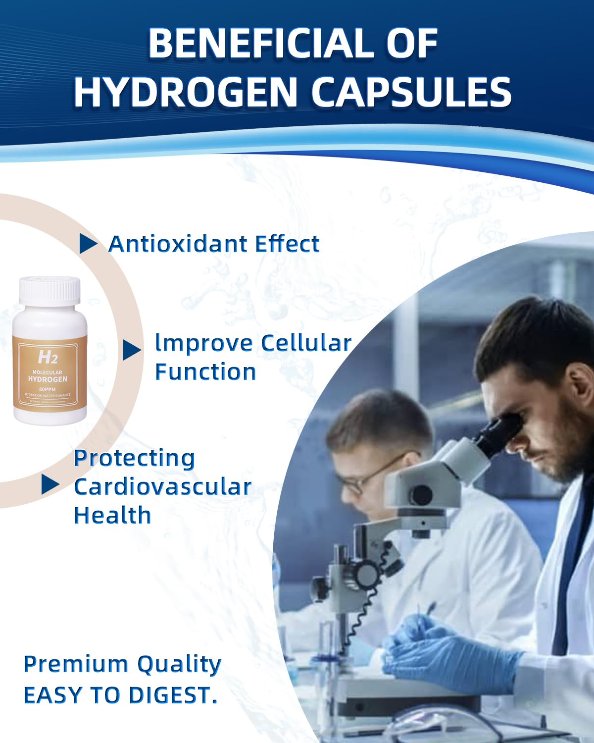 Qanbokey Hydrogen Water Tablets, 30 Tablets