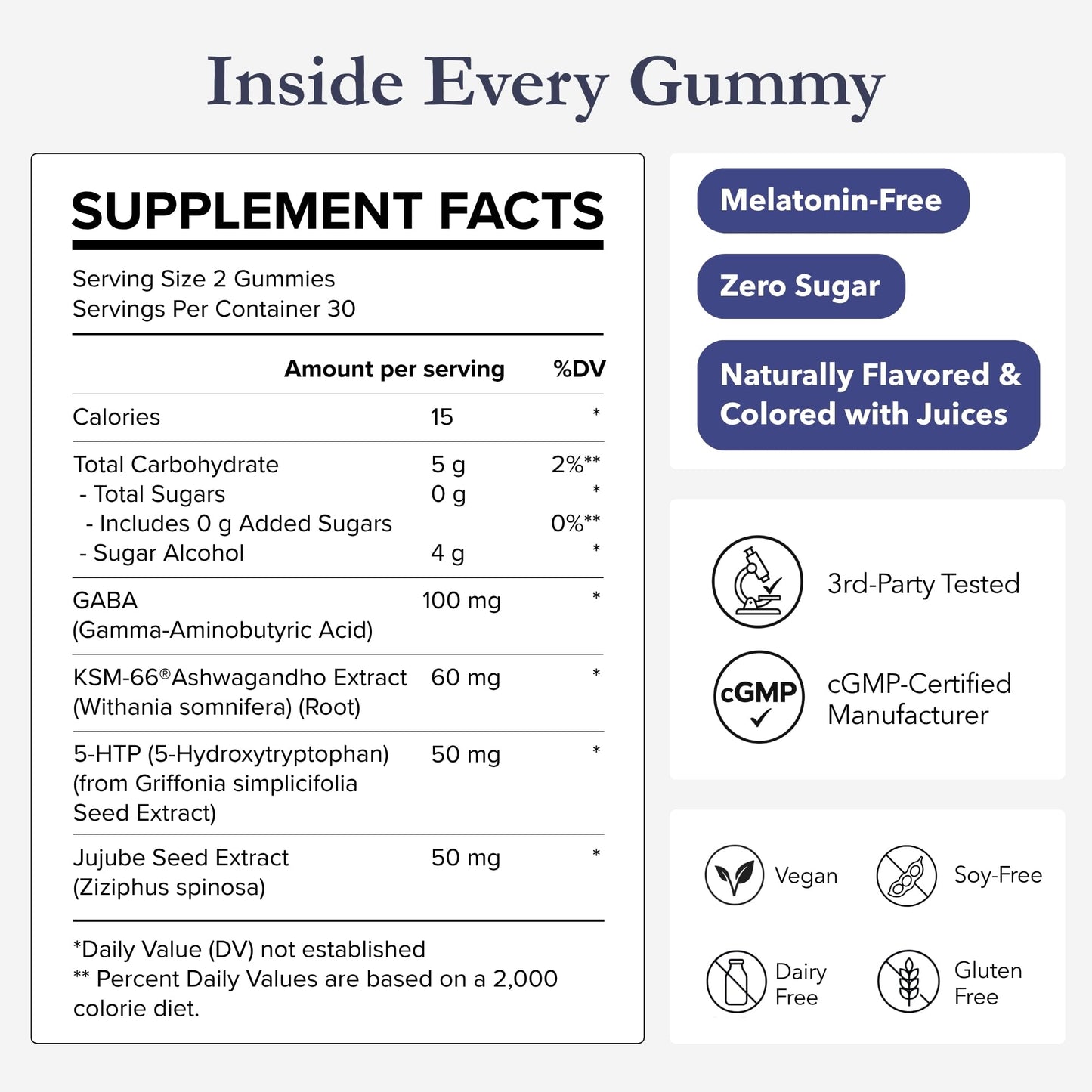Dobel USA Calm & Sleep Gummies for Adults Gummy, 60 Count