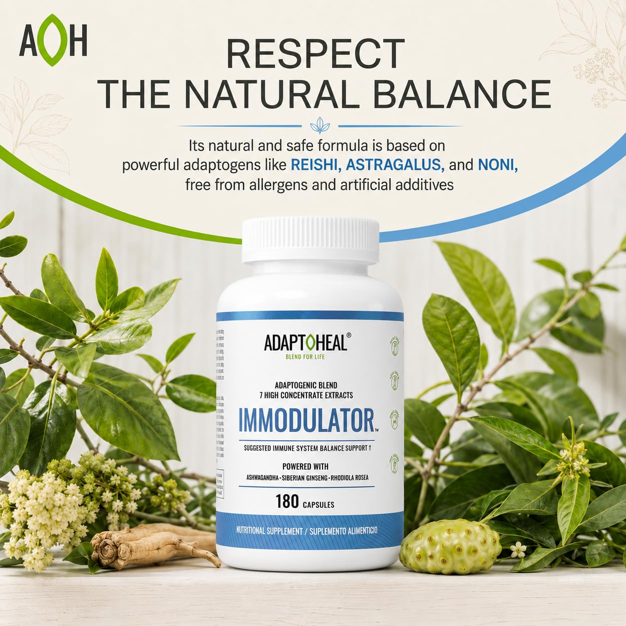 ADAPTOHEAL Immodulator Capsule 180 Count