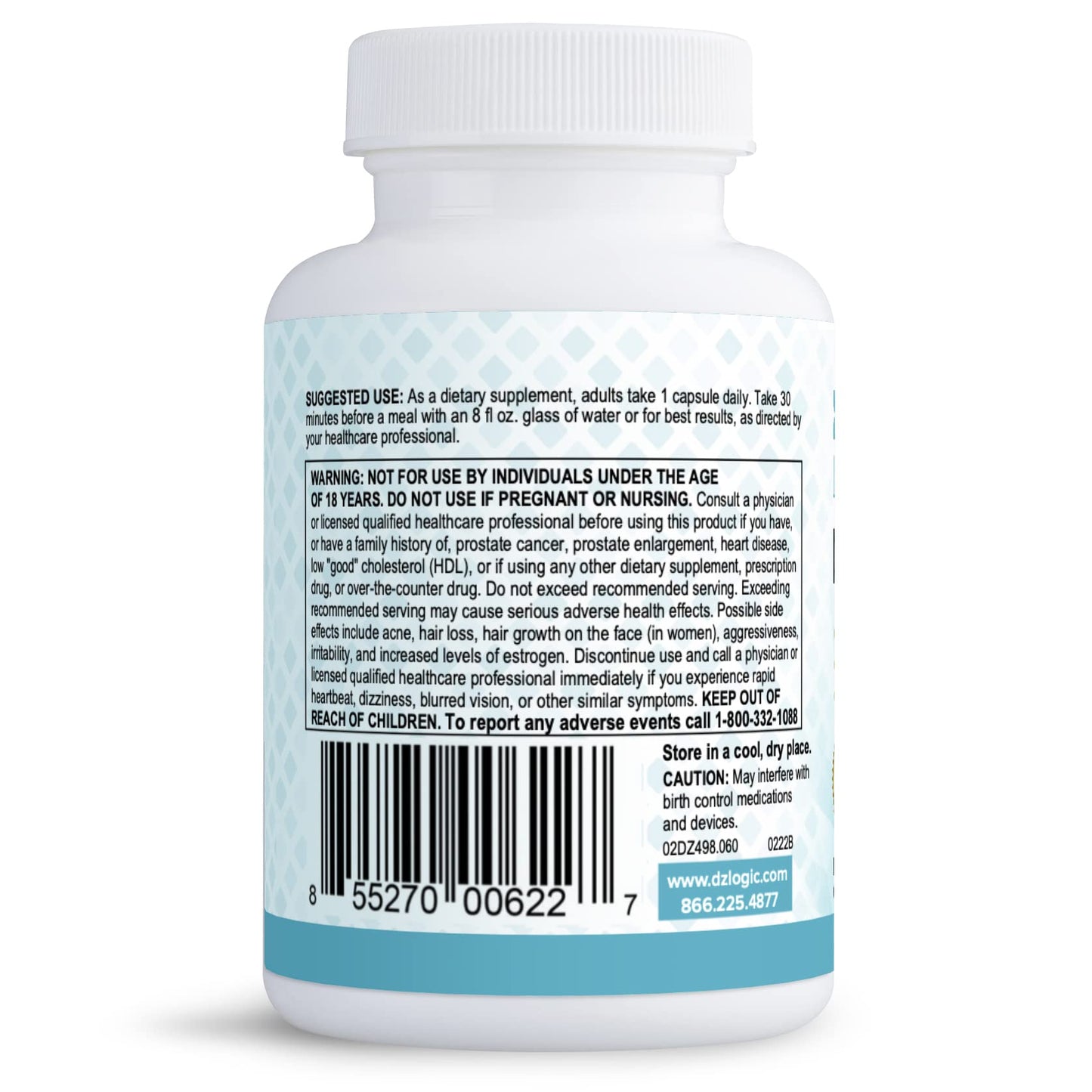 Dzugan PhysioLogic Dr. Dzugan's Advanced DHEA Formula 25mg Capsules, 60