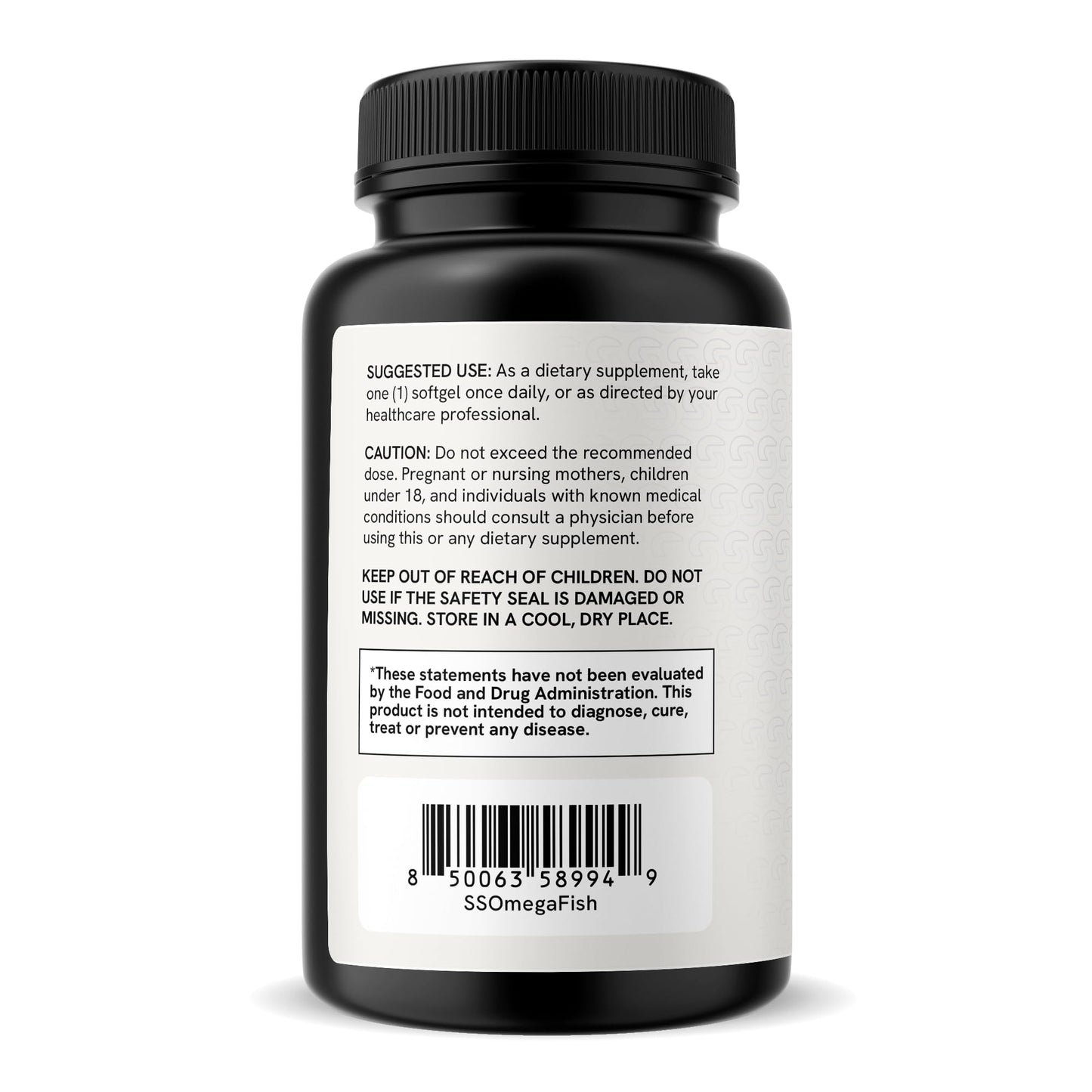 Saver Supplements Omega 3 Fish Oil 1400 mg for Women & Men Softgels, 60 Count