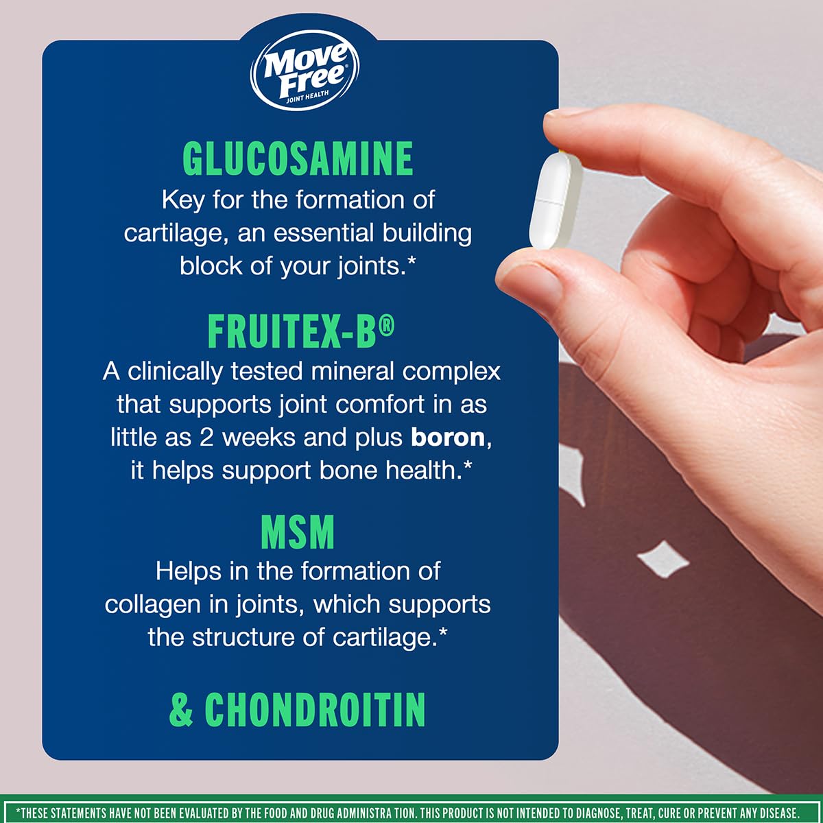 Move Free Advanced Plus MSM Coated Tablets 240 Tablets