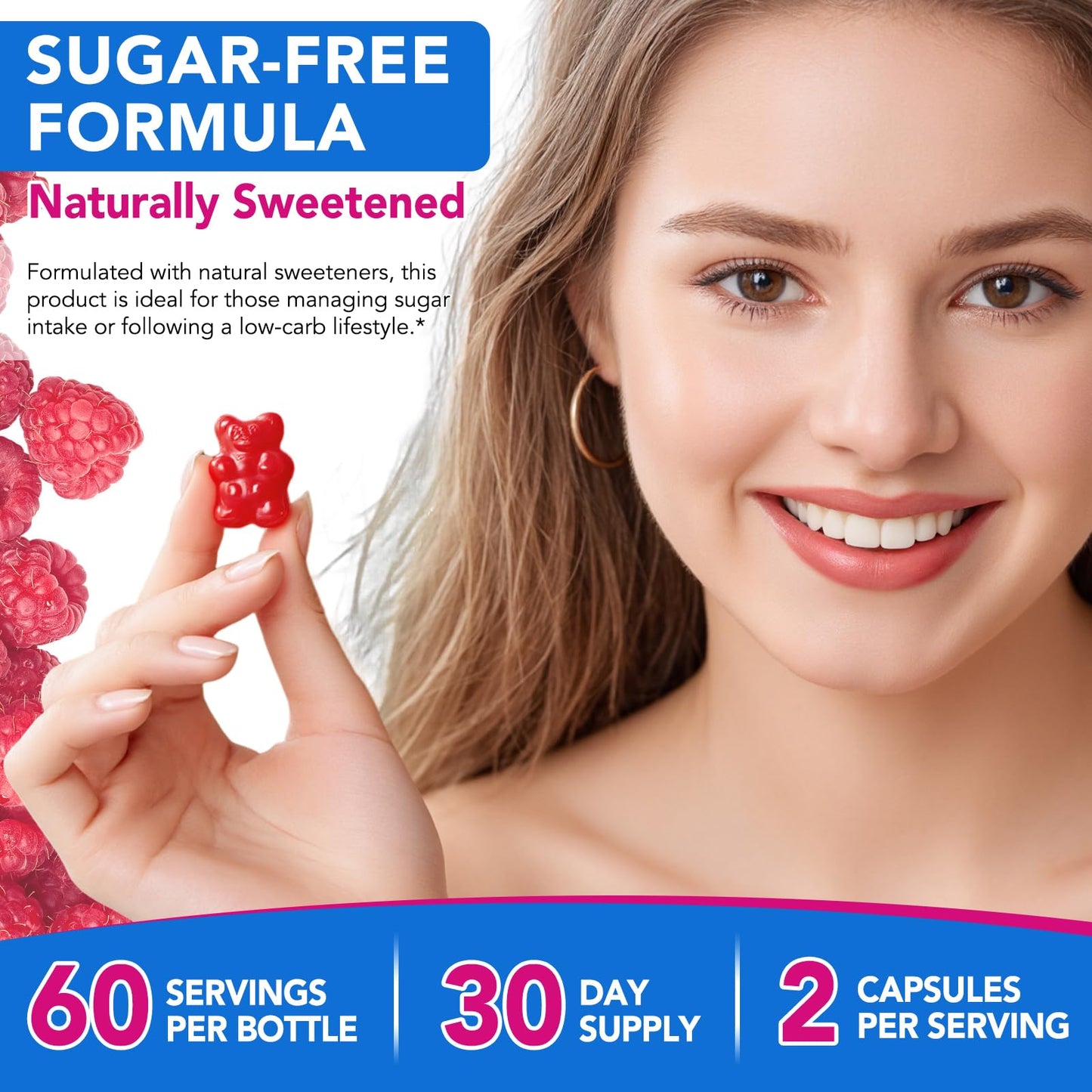 Daiasns NAC Gummies 1000mg, 60 Count