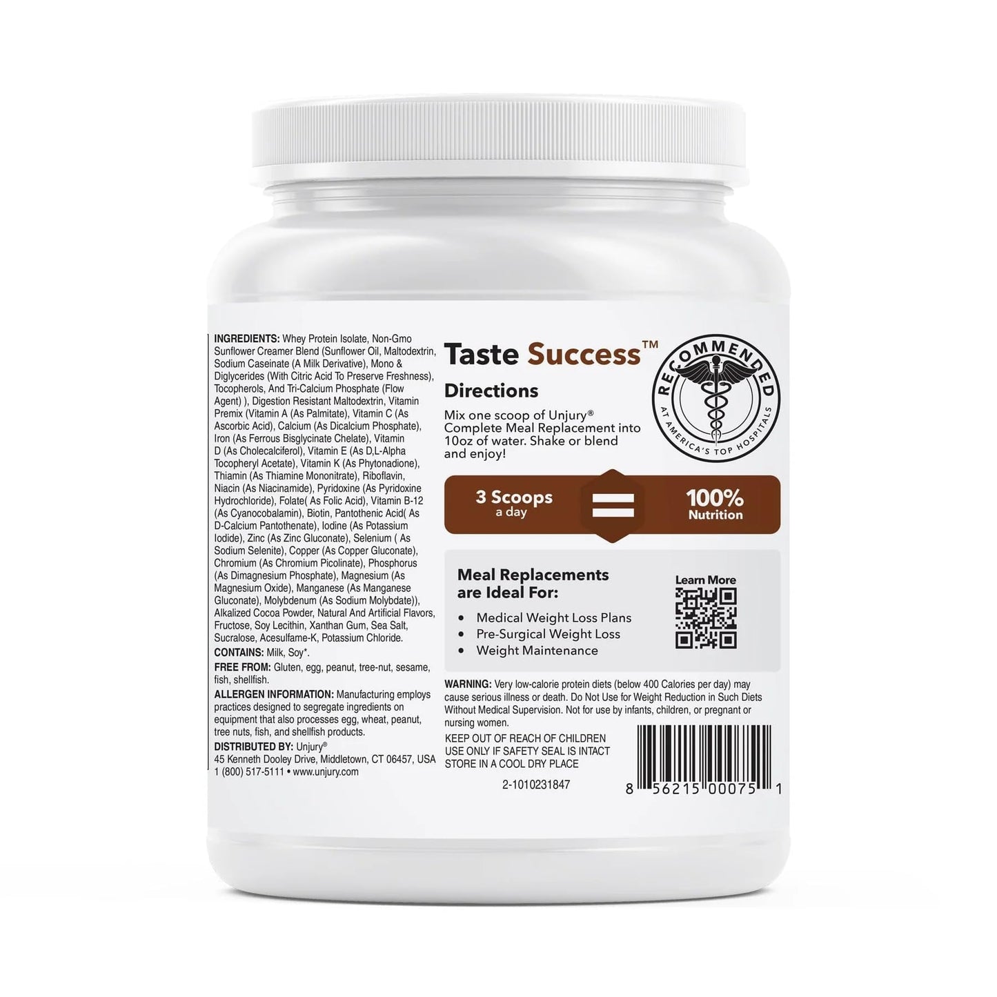 Unjury Meal Replacement Powder 27.5 Servings