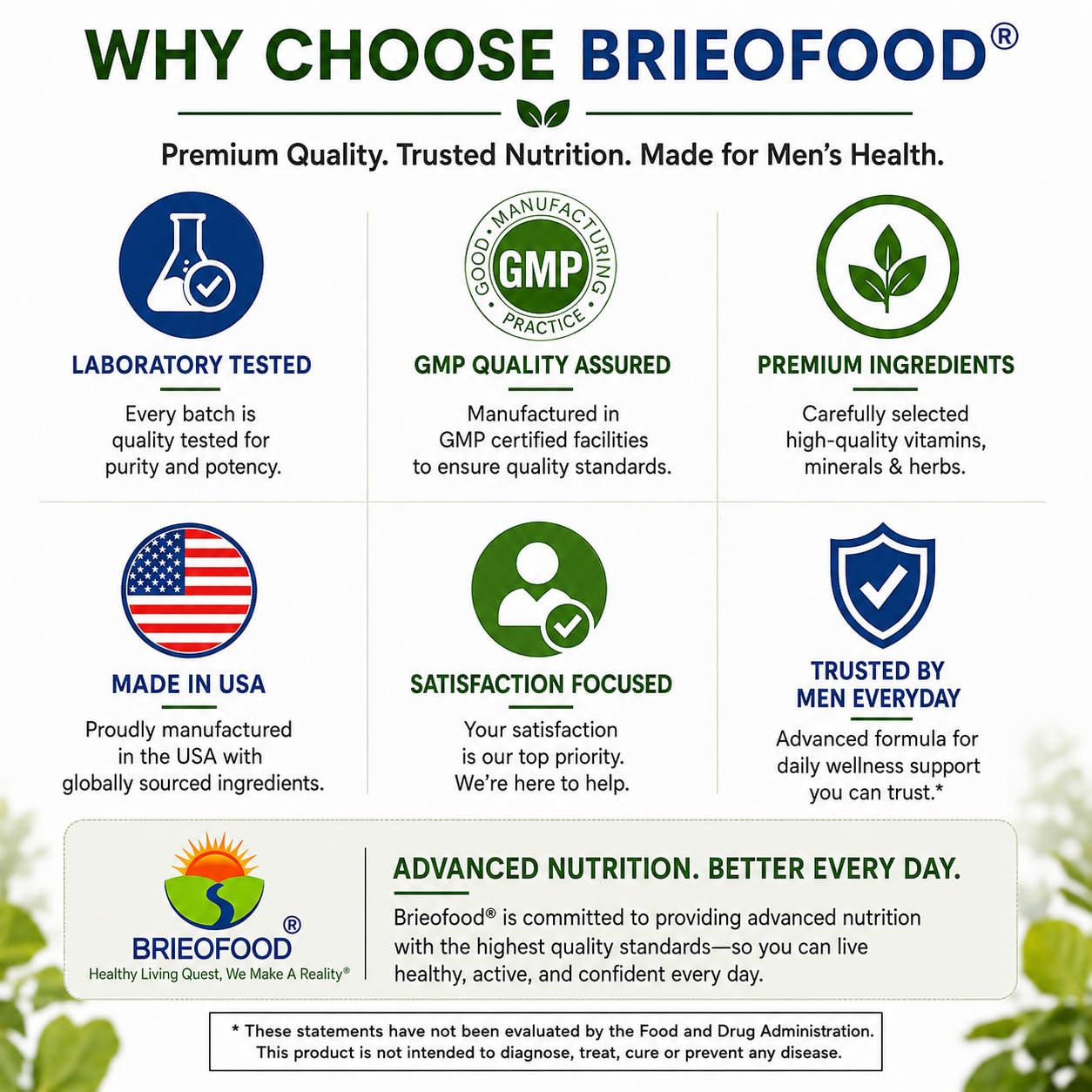 Brieofood BRIOFOOD Day-to-Day Men's Multi 180 Tablets
