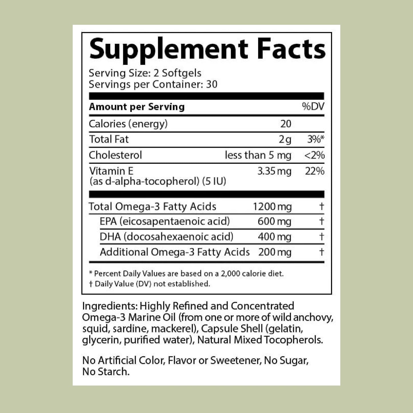 Doctor's Advantage Omega Shield Supplement Softgels, 60 Count