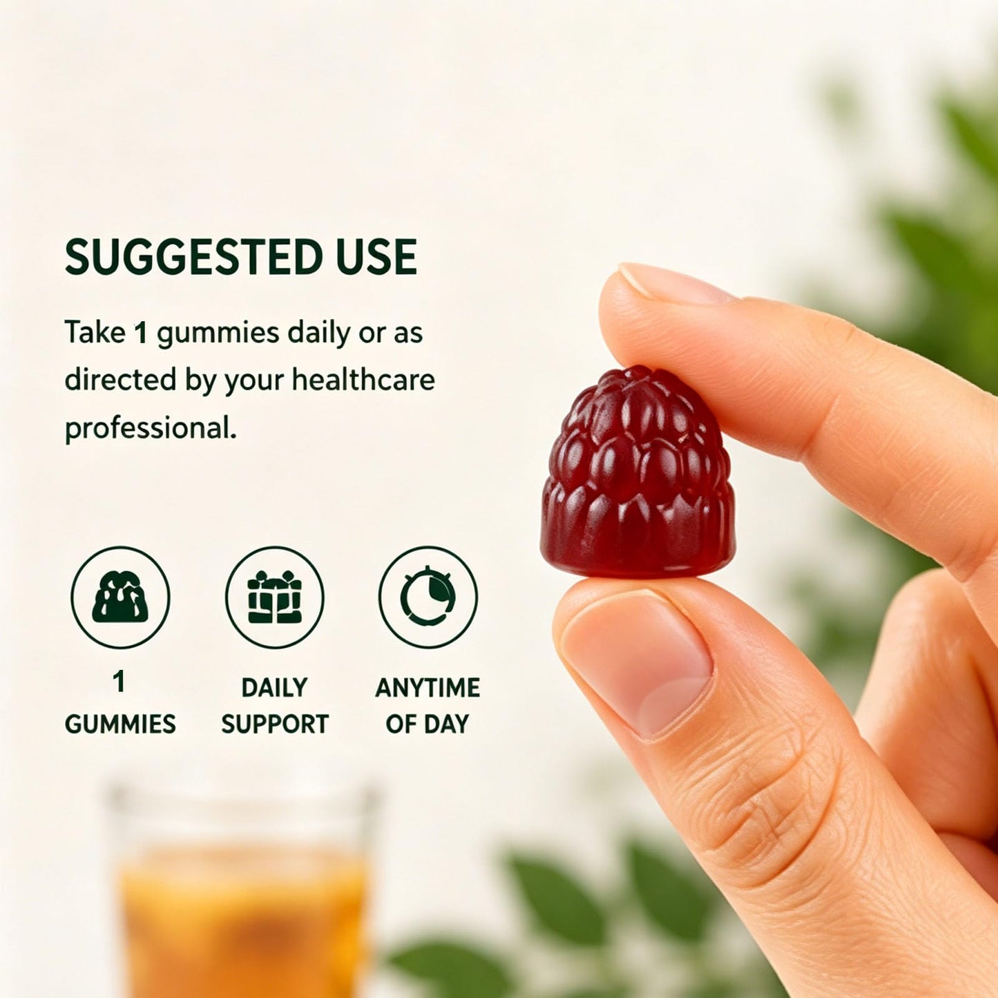 Tilly Bare Infuse Probiotic Kombucha Gummies, 60 Gummies