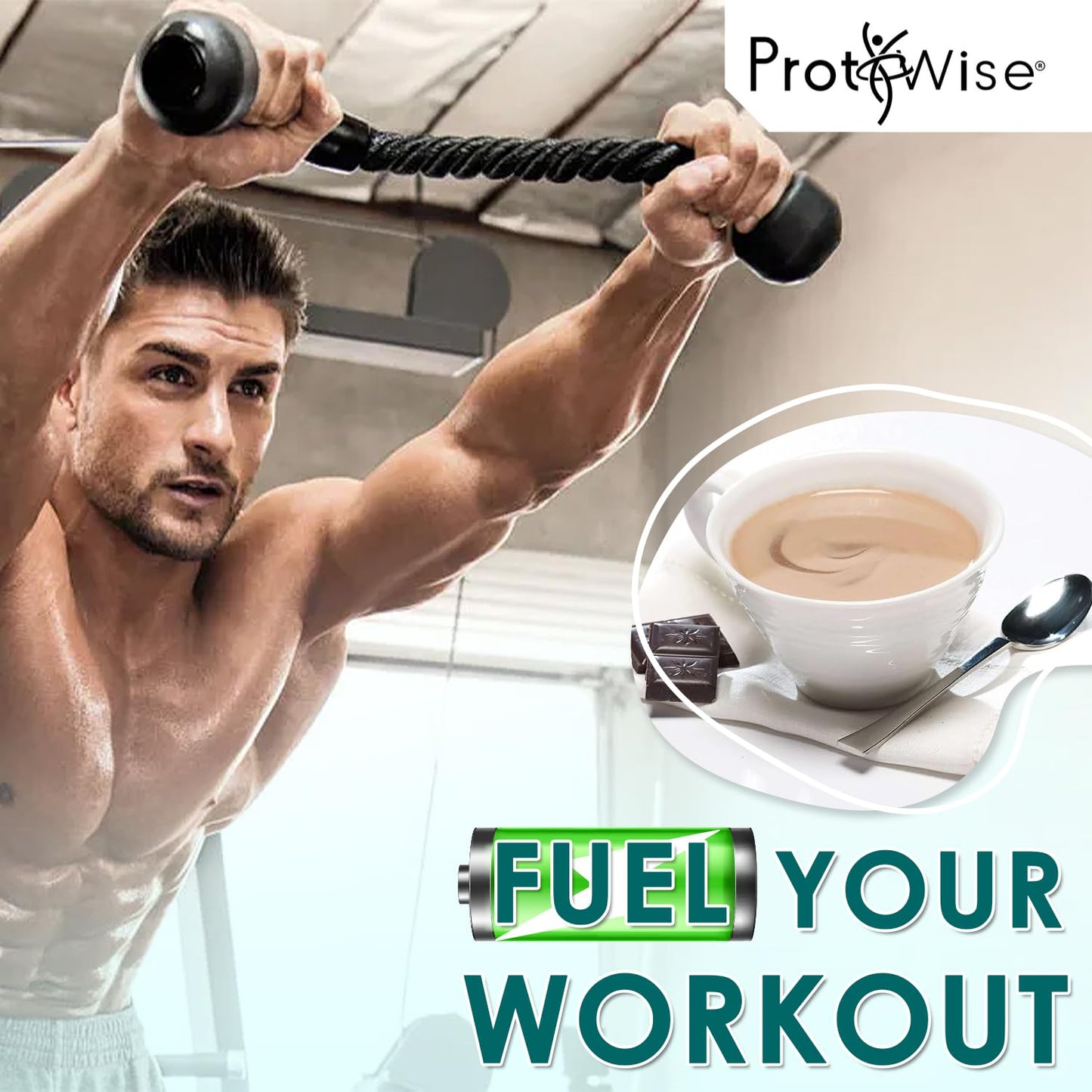 ProtiWise High Protein Shake & Pudding Mix Powder, Vanilla, 7 Pack