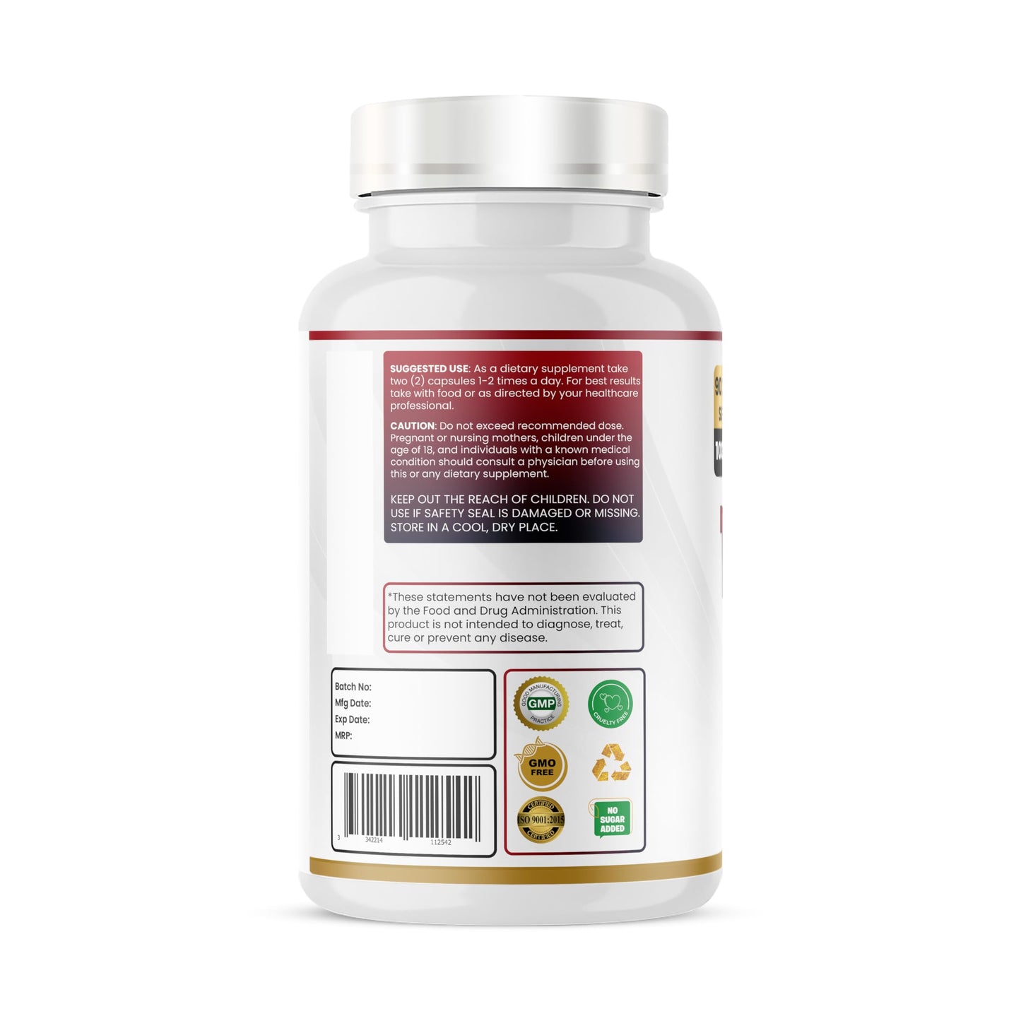 Humming Herbs TUDCA Supplement 1000mg 180 Capsules