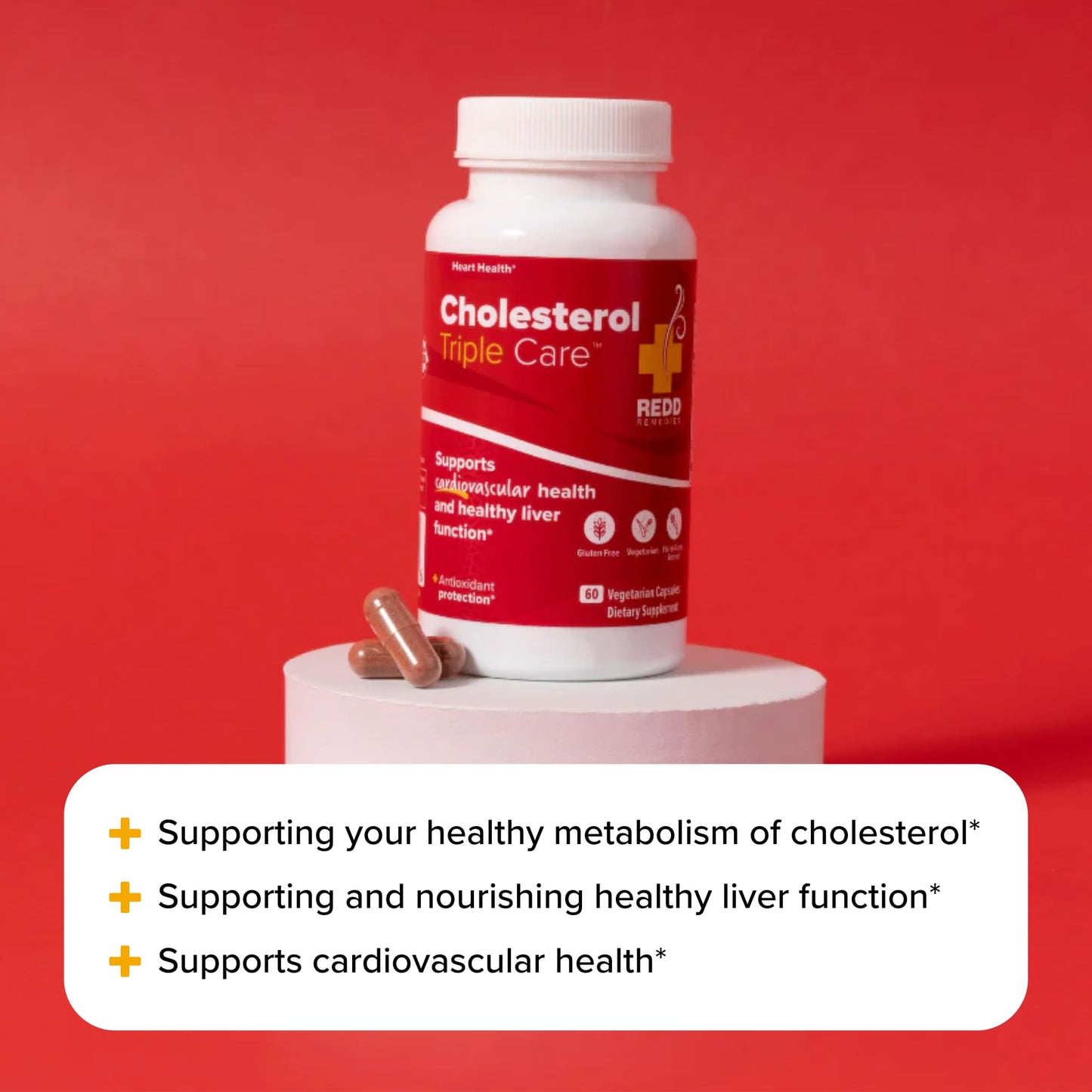 Redd Remedies Cholesterol Triple Care Capsule 60