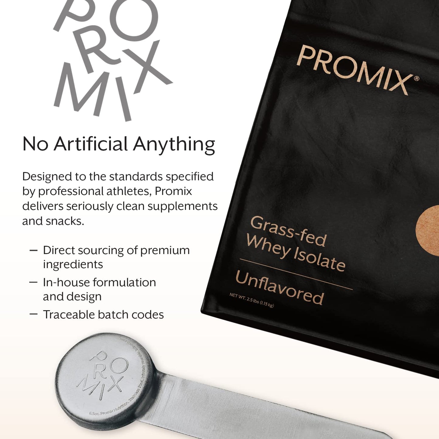 ProMix Nutrition Whey Protein Isolate Powder, 40 Servings