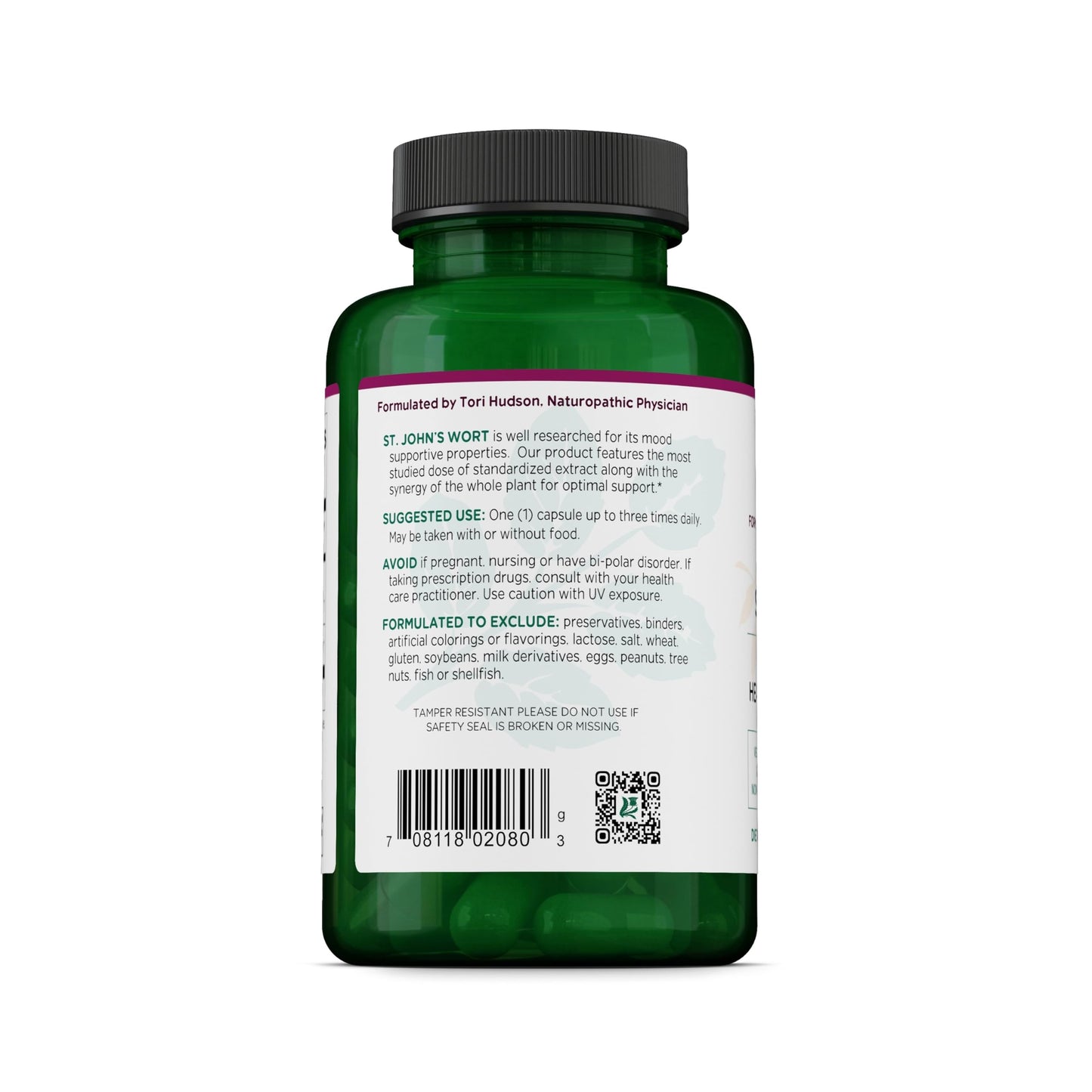 Vitanica St. John's Wort Capsules 90 Count