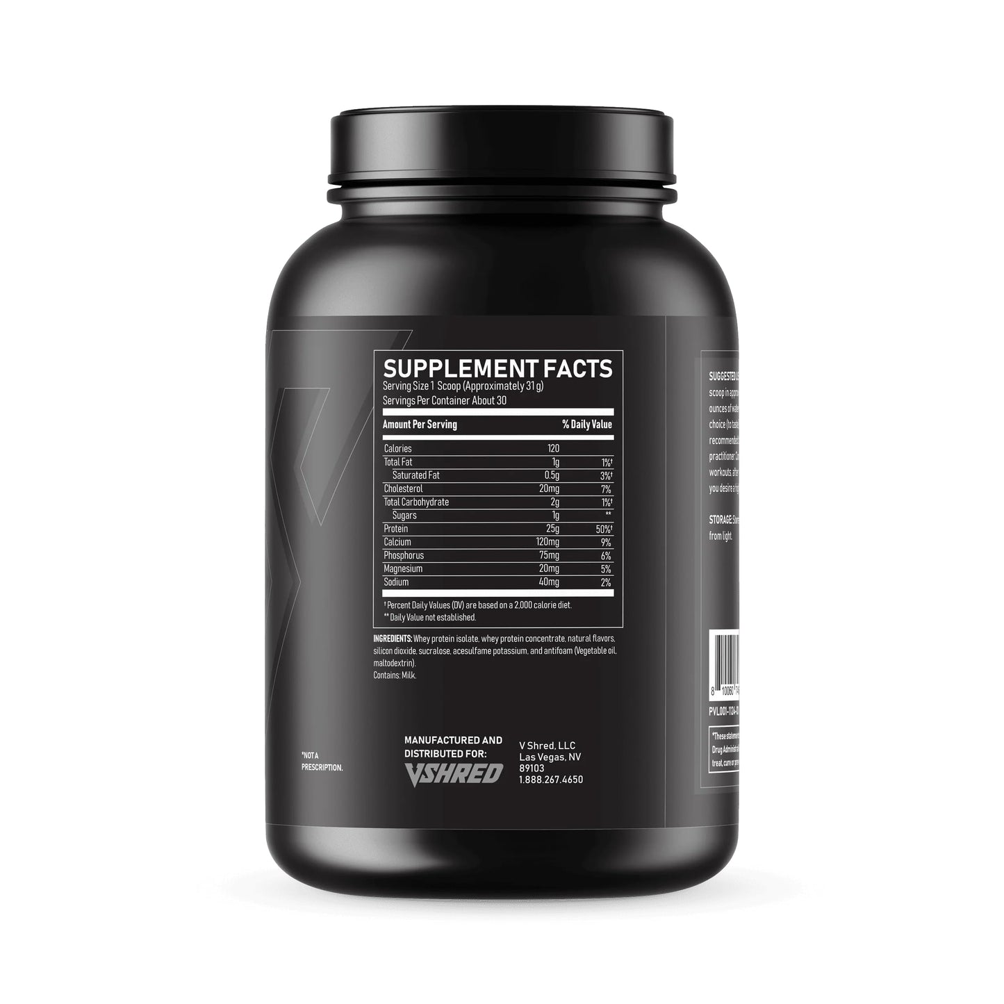 VShred MD Vanilla Protein Powder, 33.3 Servings