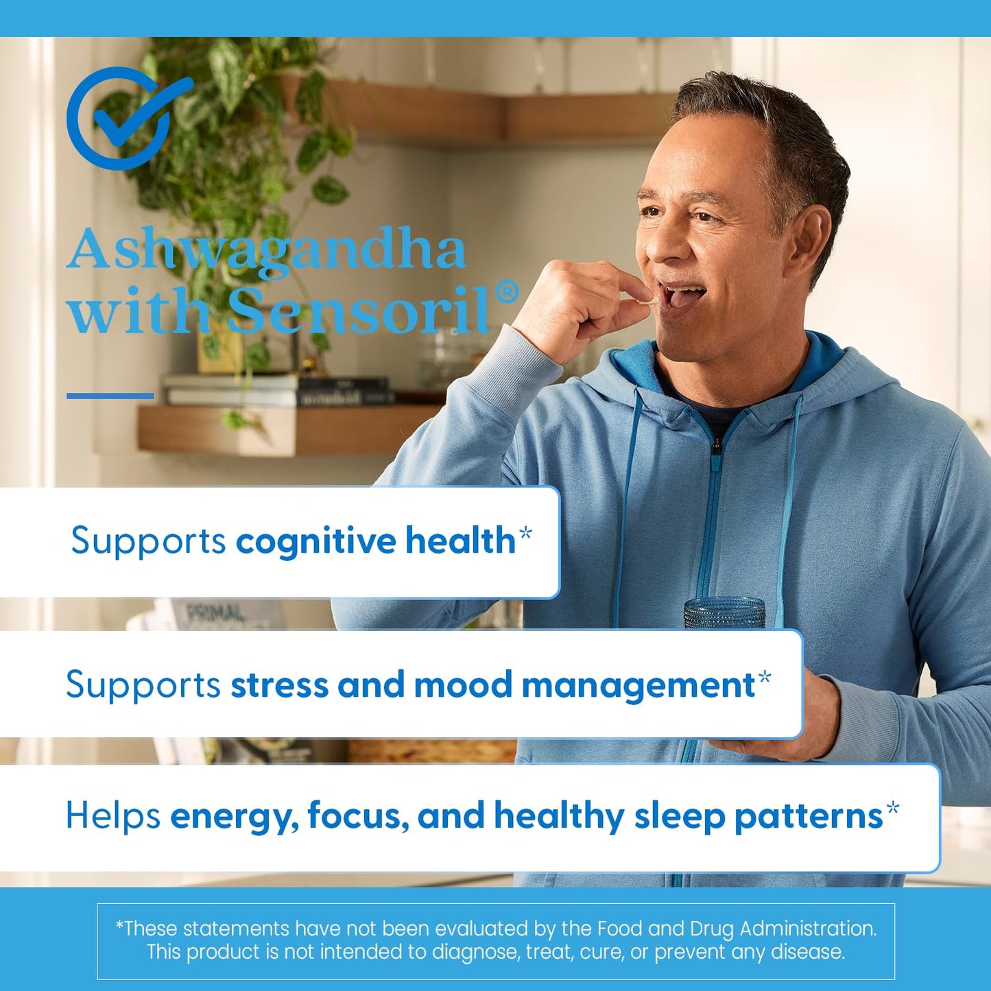 Doctor's Best Sensoril Ashwagandha Capsule, 60 Veg Caps